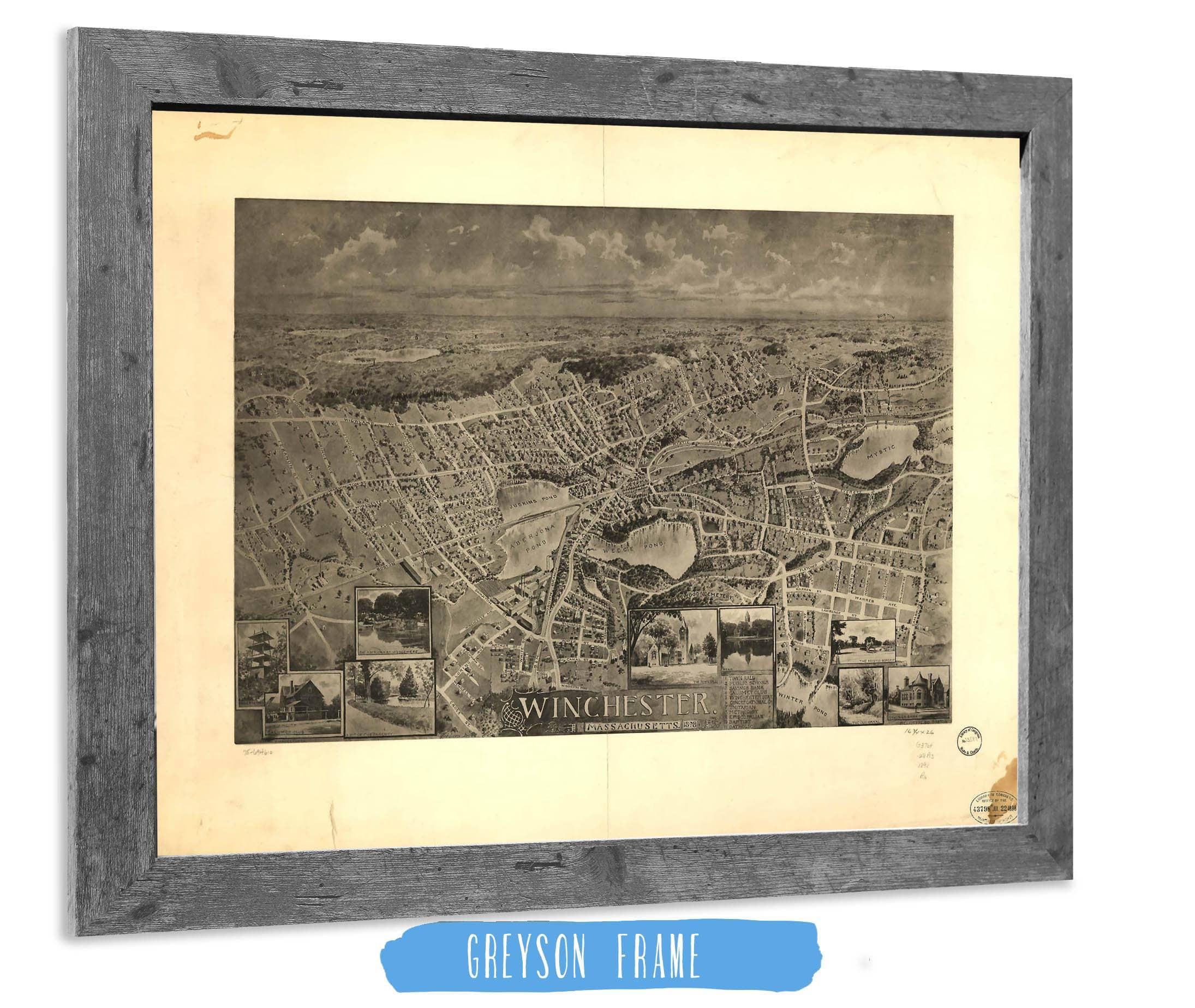 Winchester Massachusetts 1898 State of Massachusetts