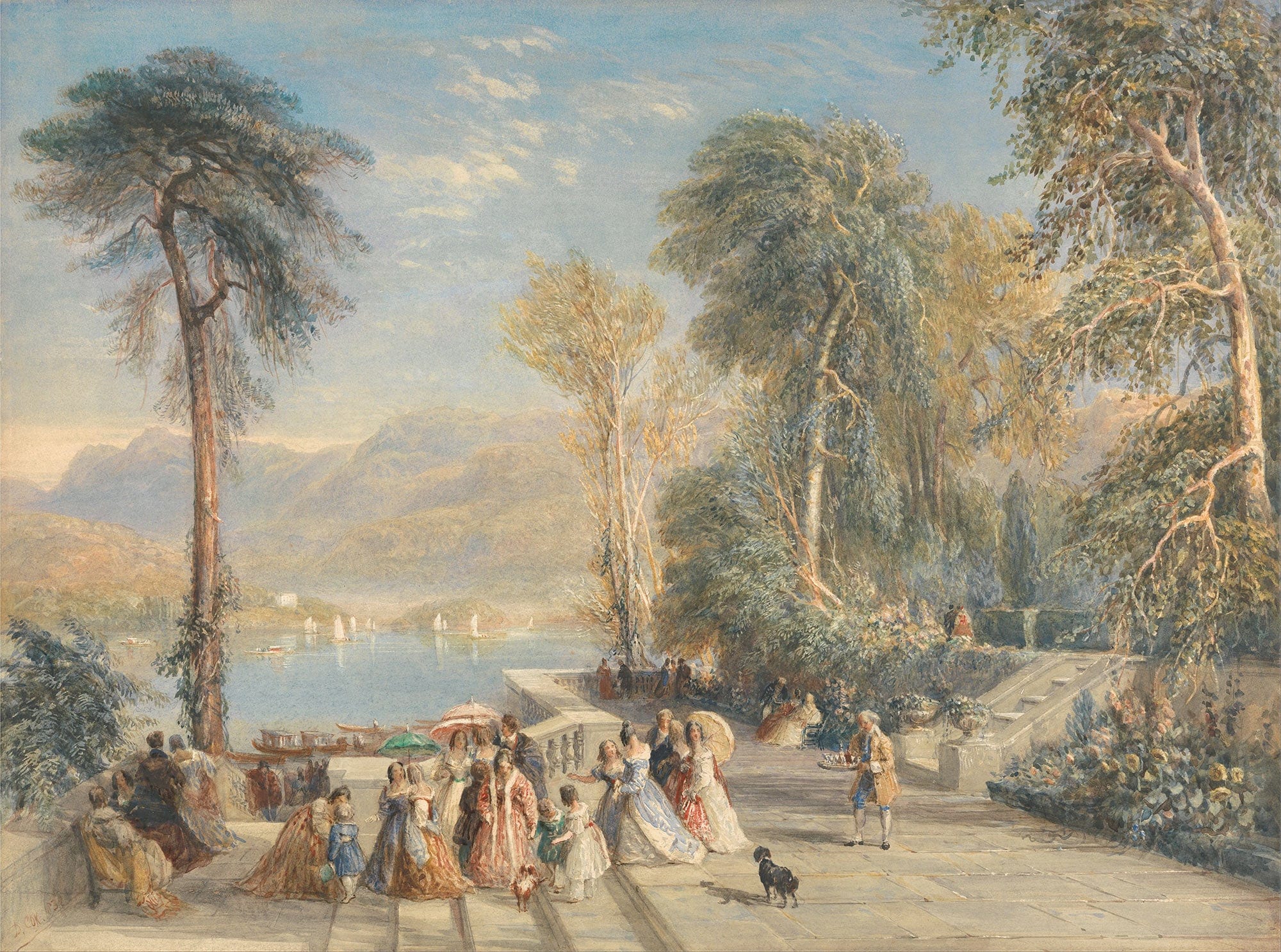 Windermere During The Regatta by David Cox