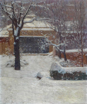 Winter At Hohe Warte Rothschild Gardens by Carl Moll