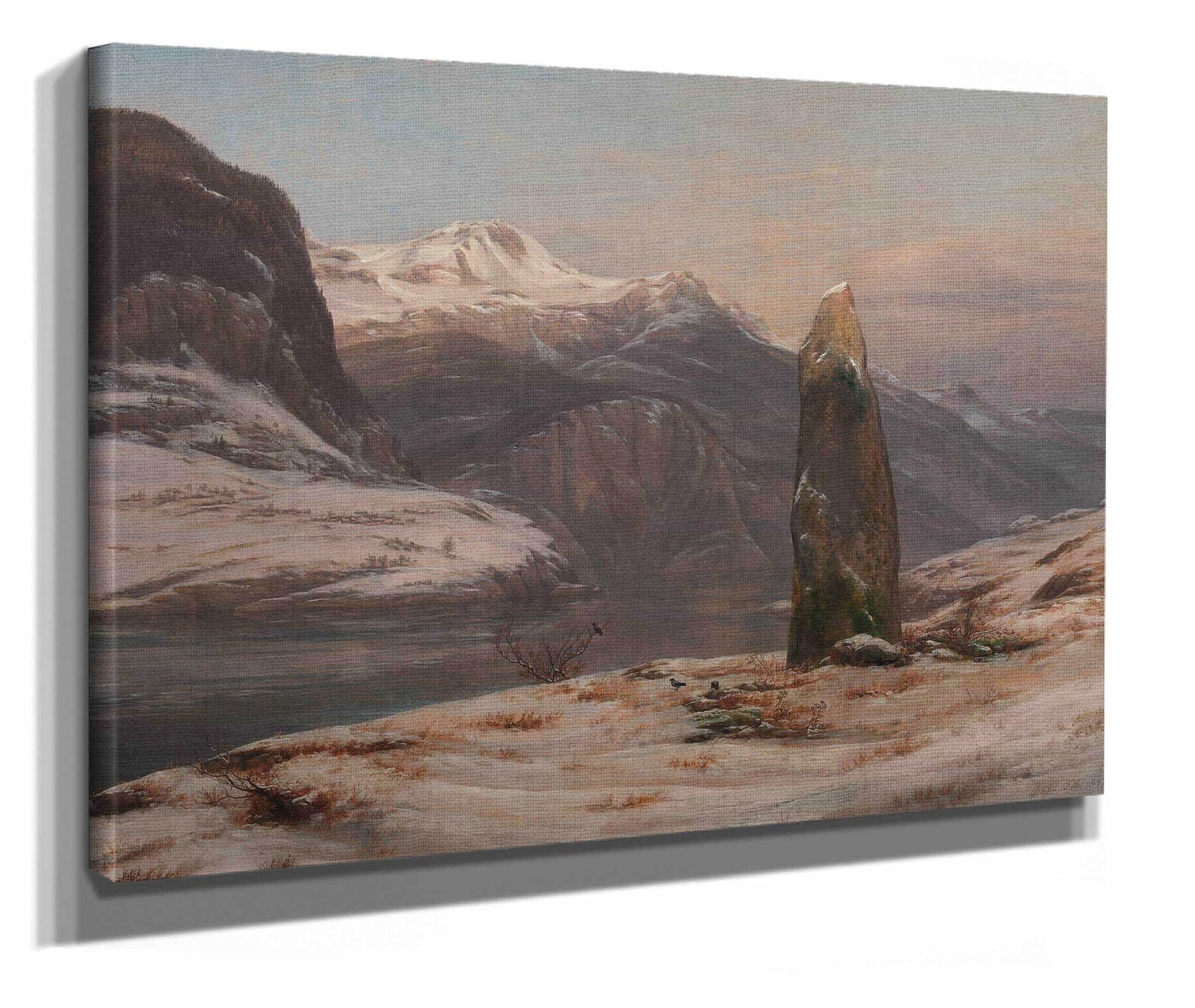 Winter At The Sognefjord by Johan Christian Dahl
