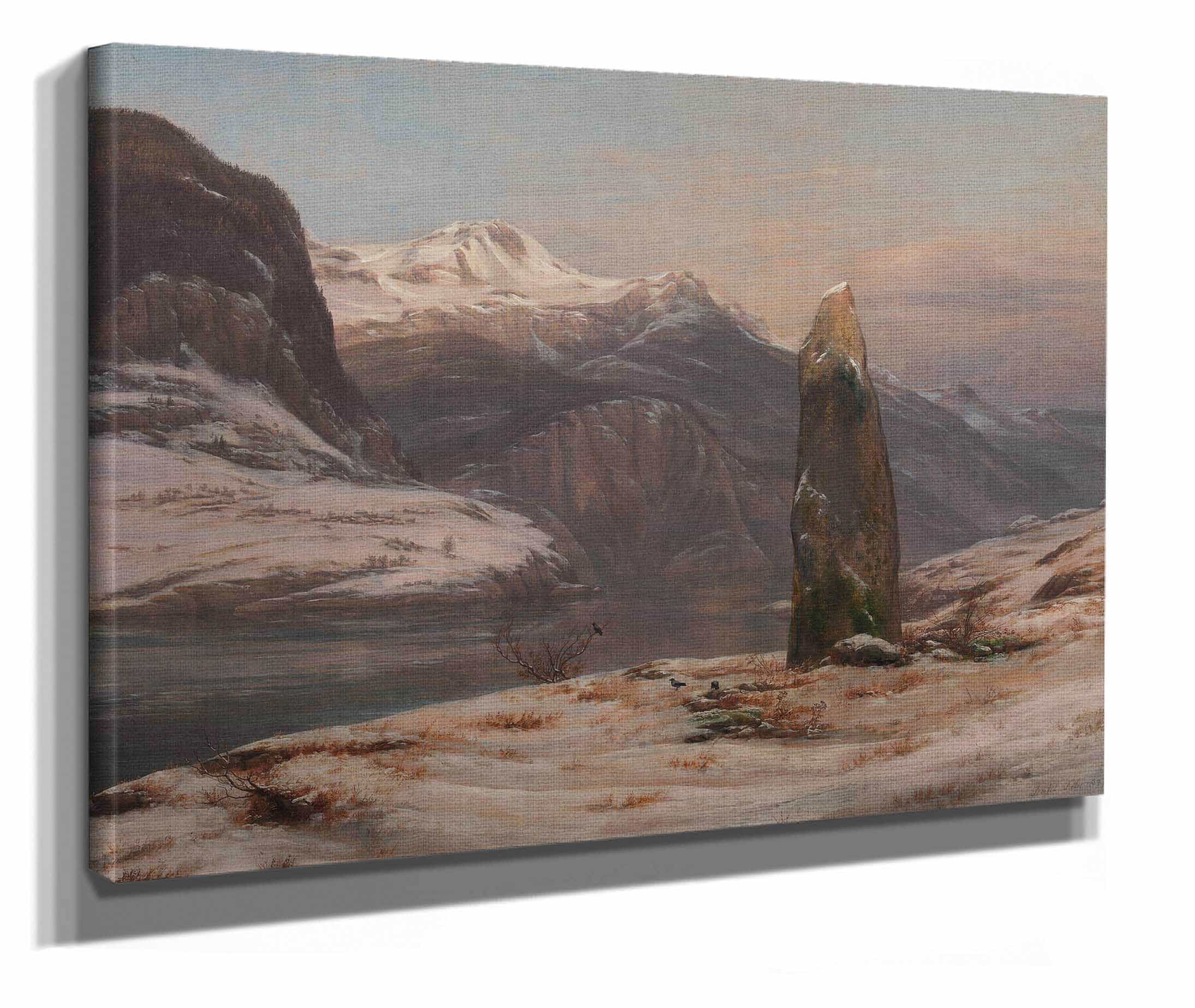 Winter At The Sognefjord by Johan Christian Dahl
