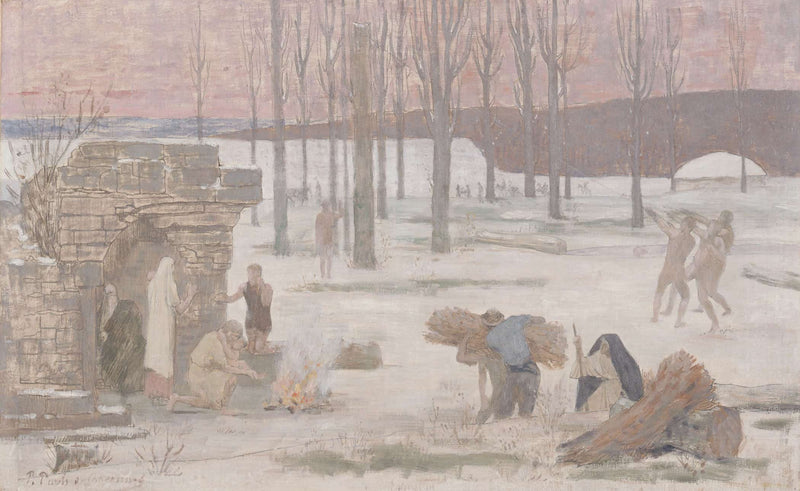 Winter by Pierre Puvis De Chavannes