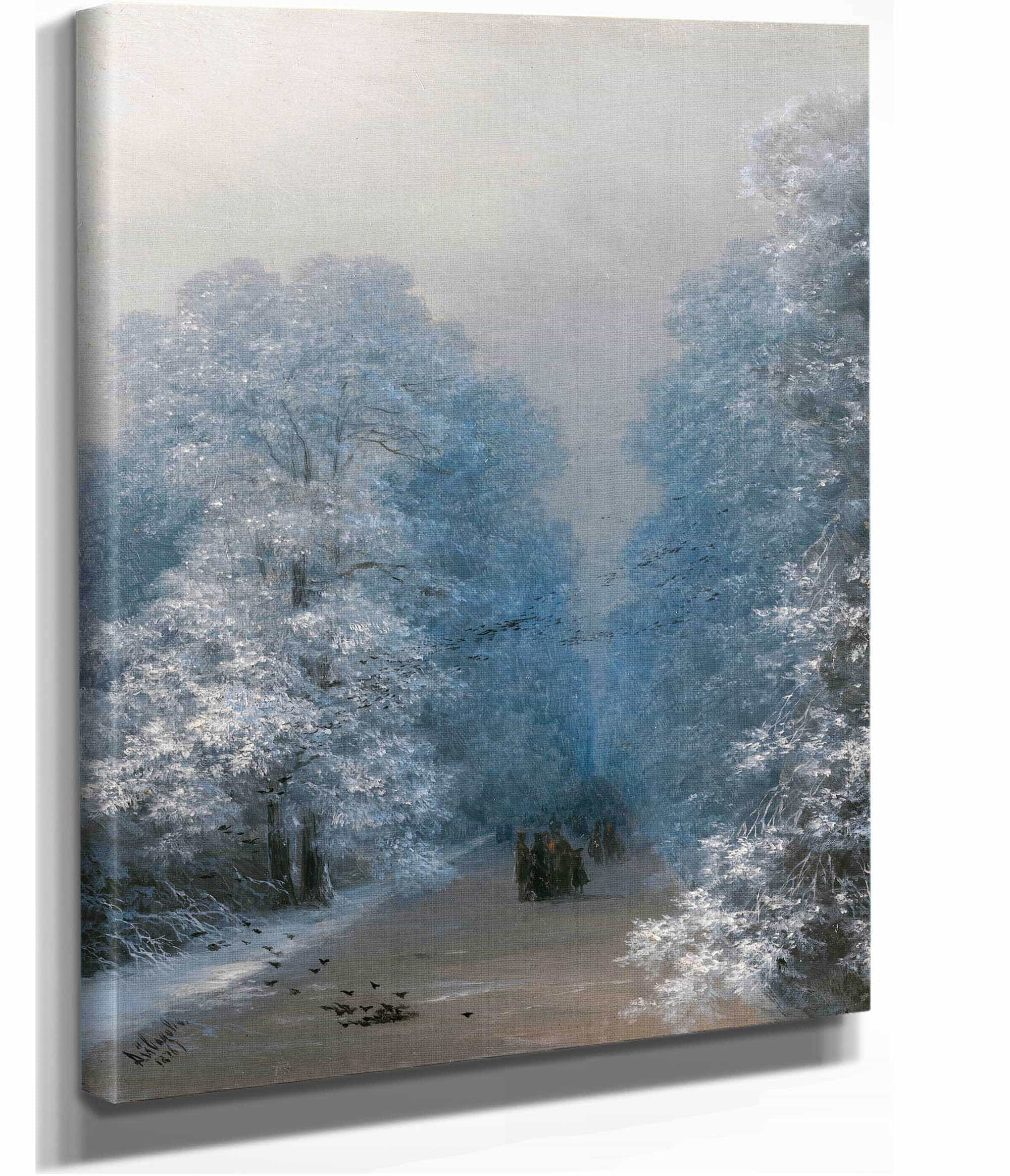 Winter Landscape by Ivan Konstantinovich Aivazovsky