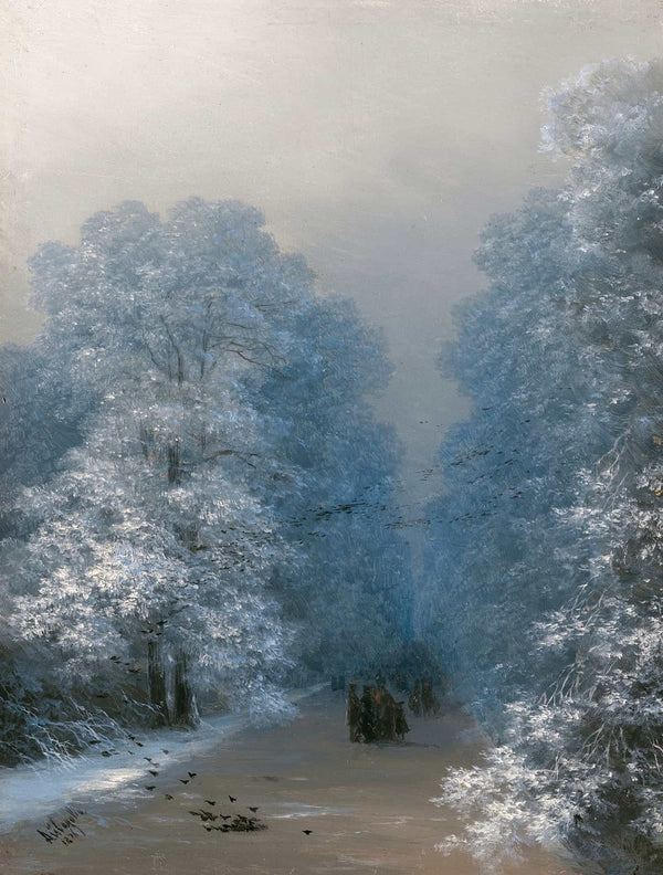 Winter Landscape by Ivan Konstantinovich Aivazovsky