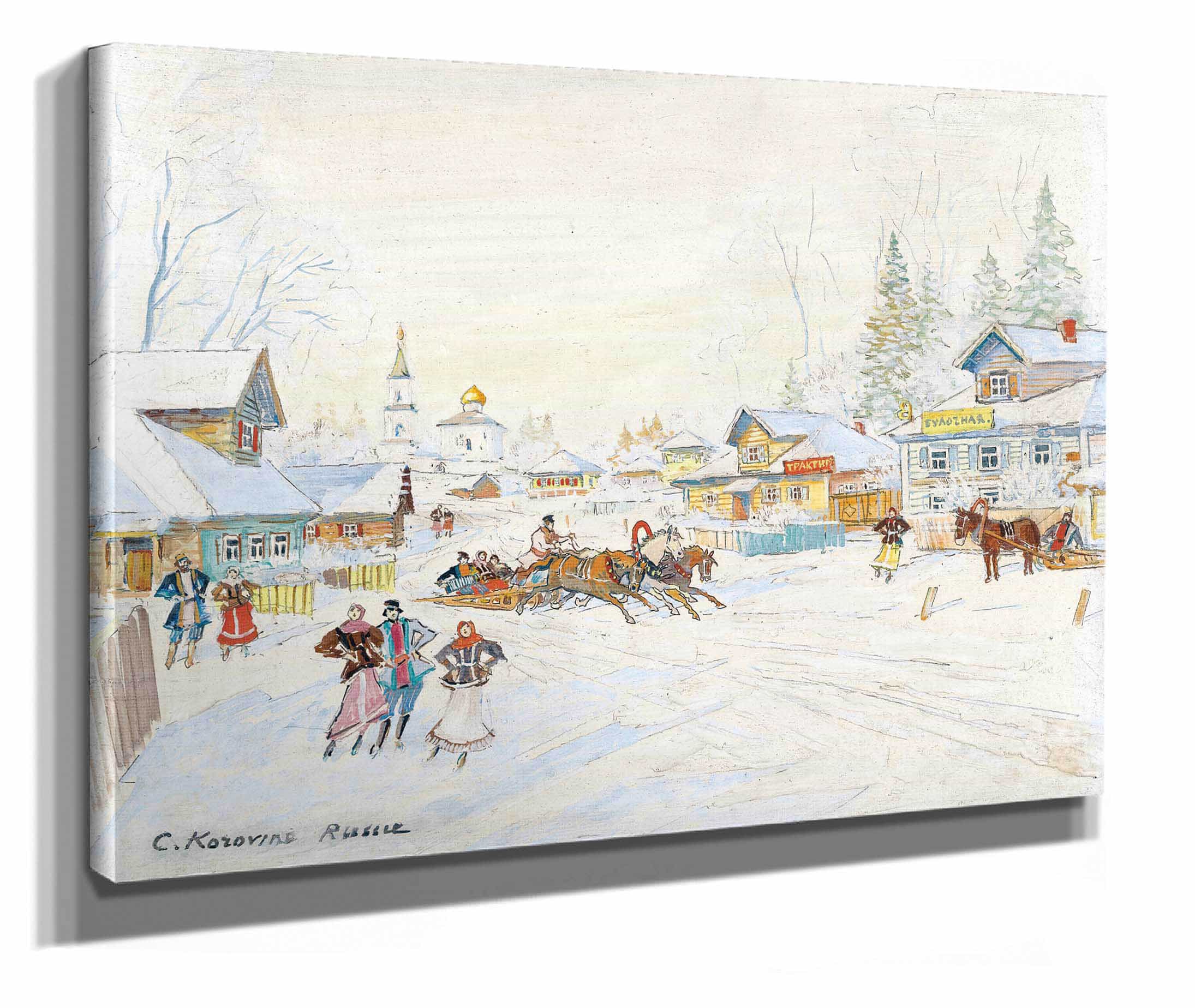 Winter Landscape by Konstantin Alexeevich Korovin