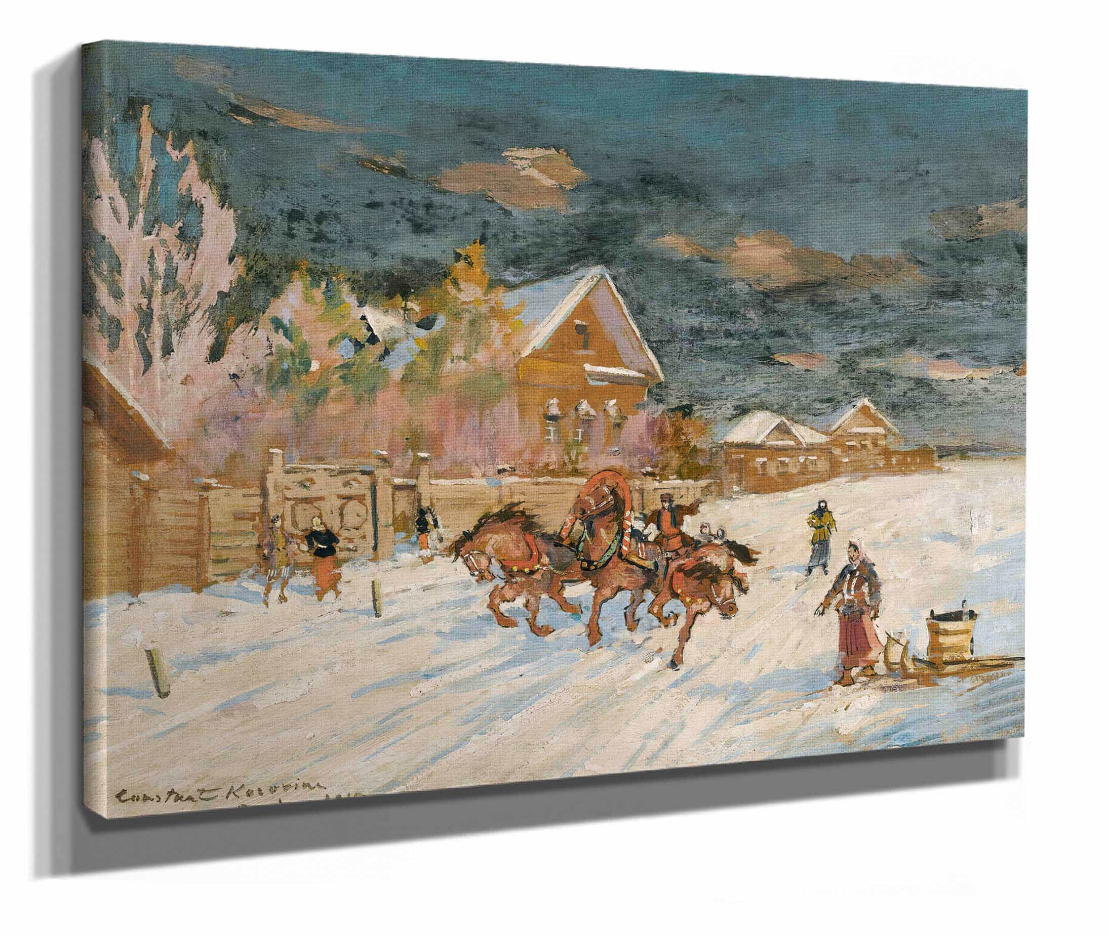 Winter Landscape by Konstantin Alexeevich Korovin