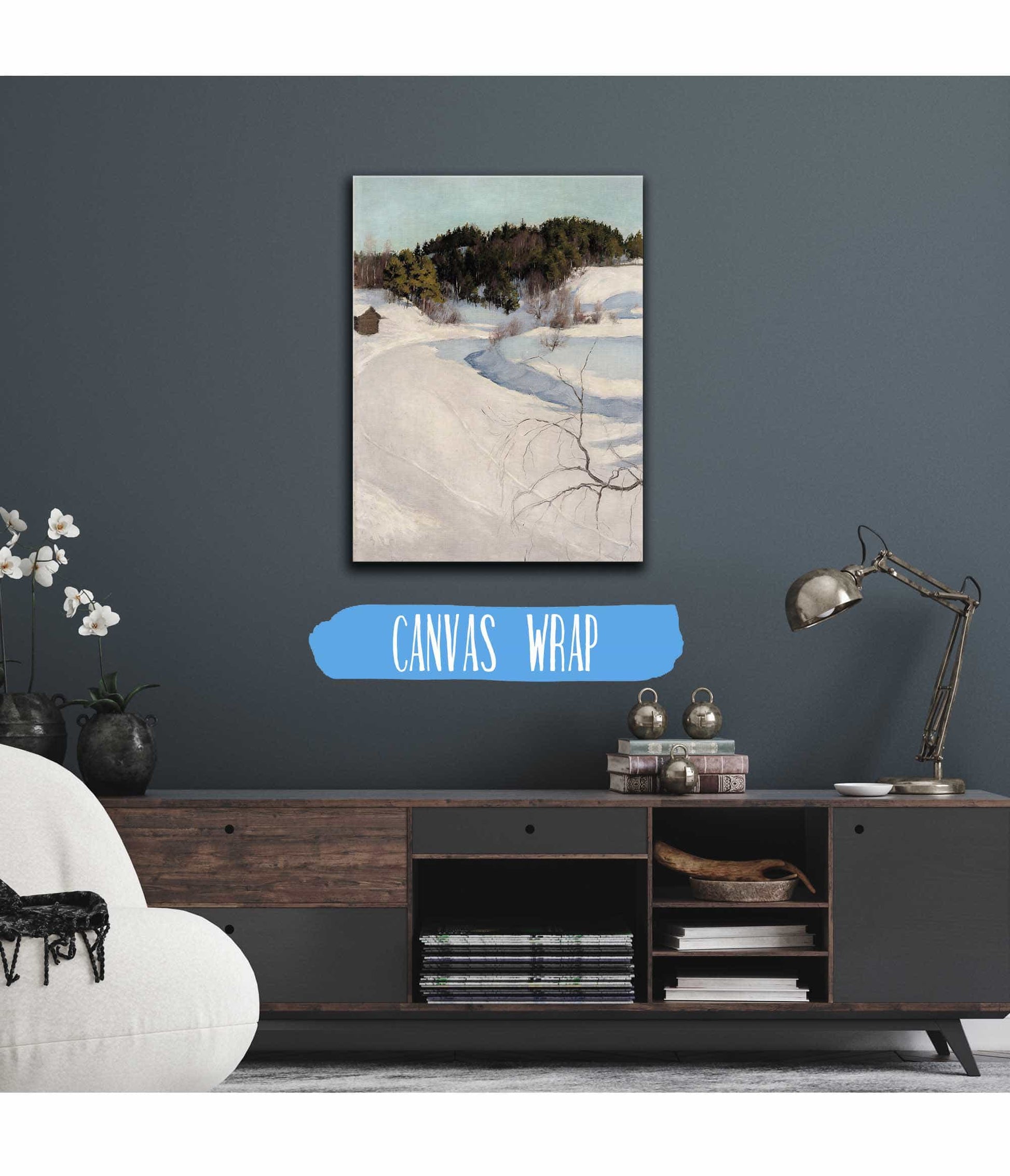 Winter Landscape Myllykyla by Pekka Halonen