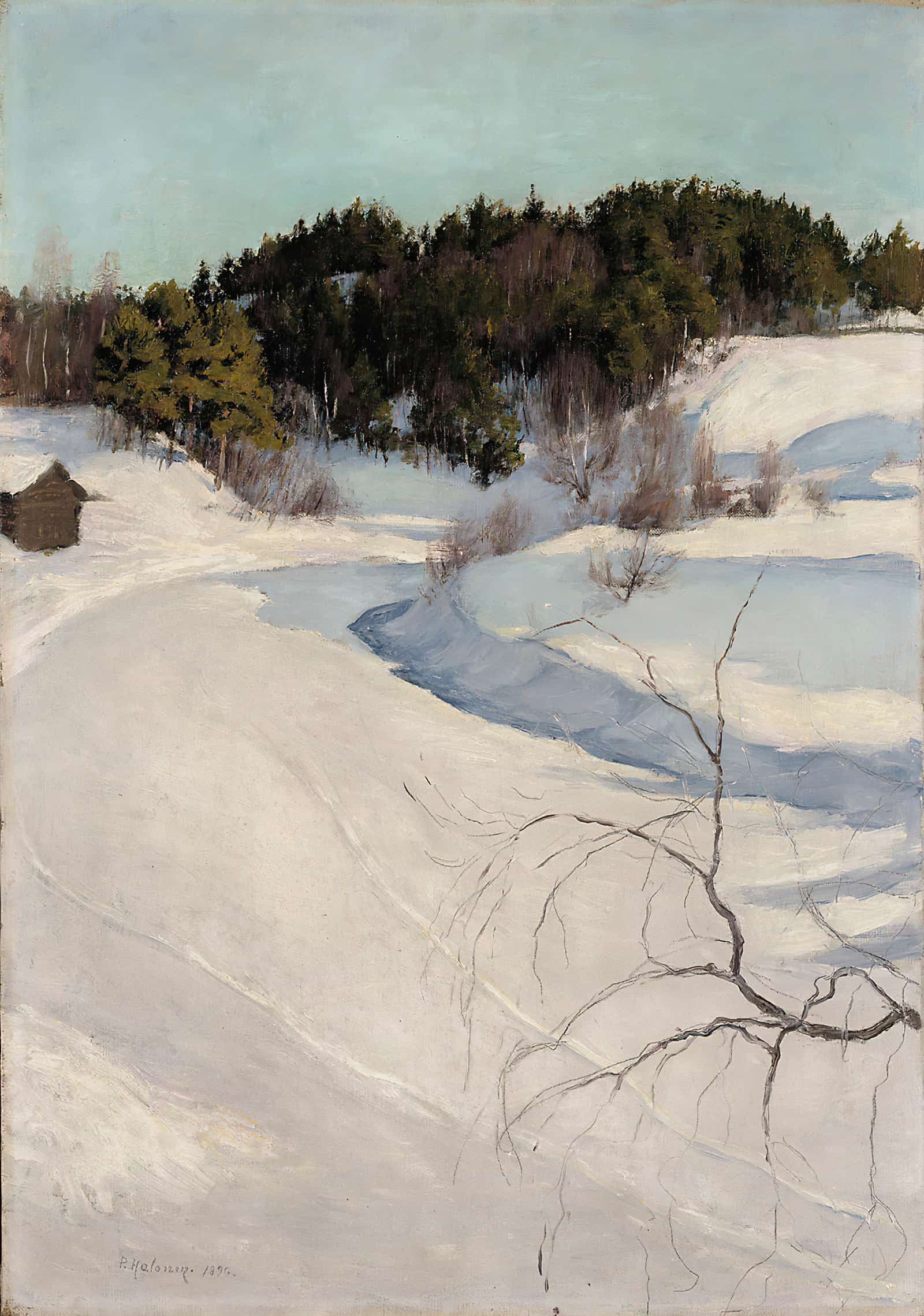 Winter Landscape Myllykyla by Pekka Halonen