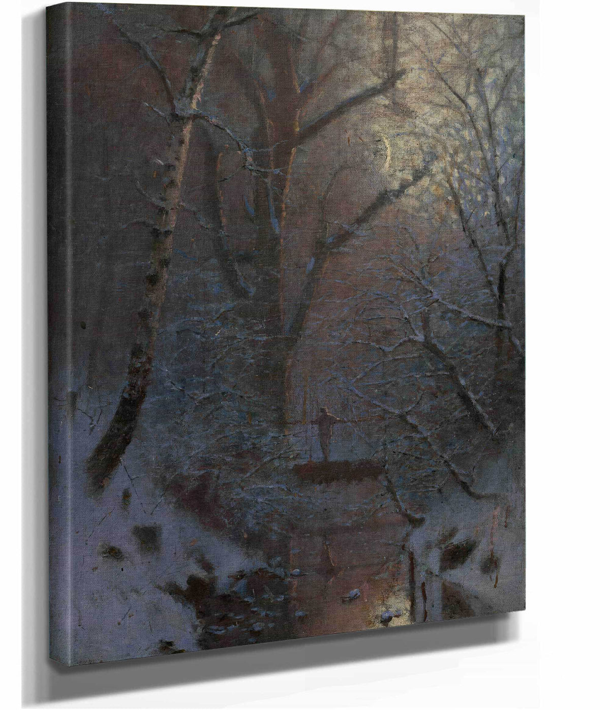 Winter Winter Night by Ladislav Mednyanszky