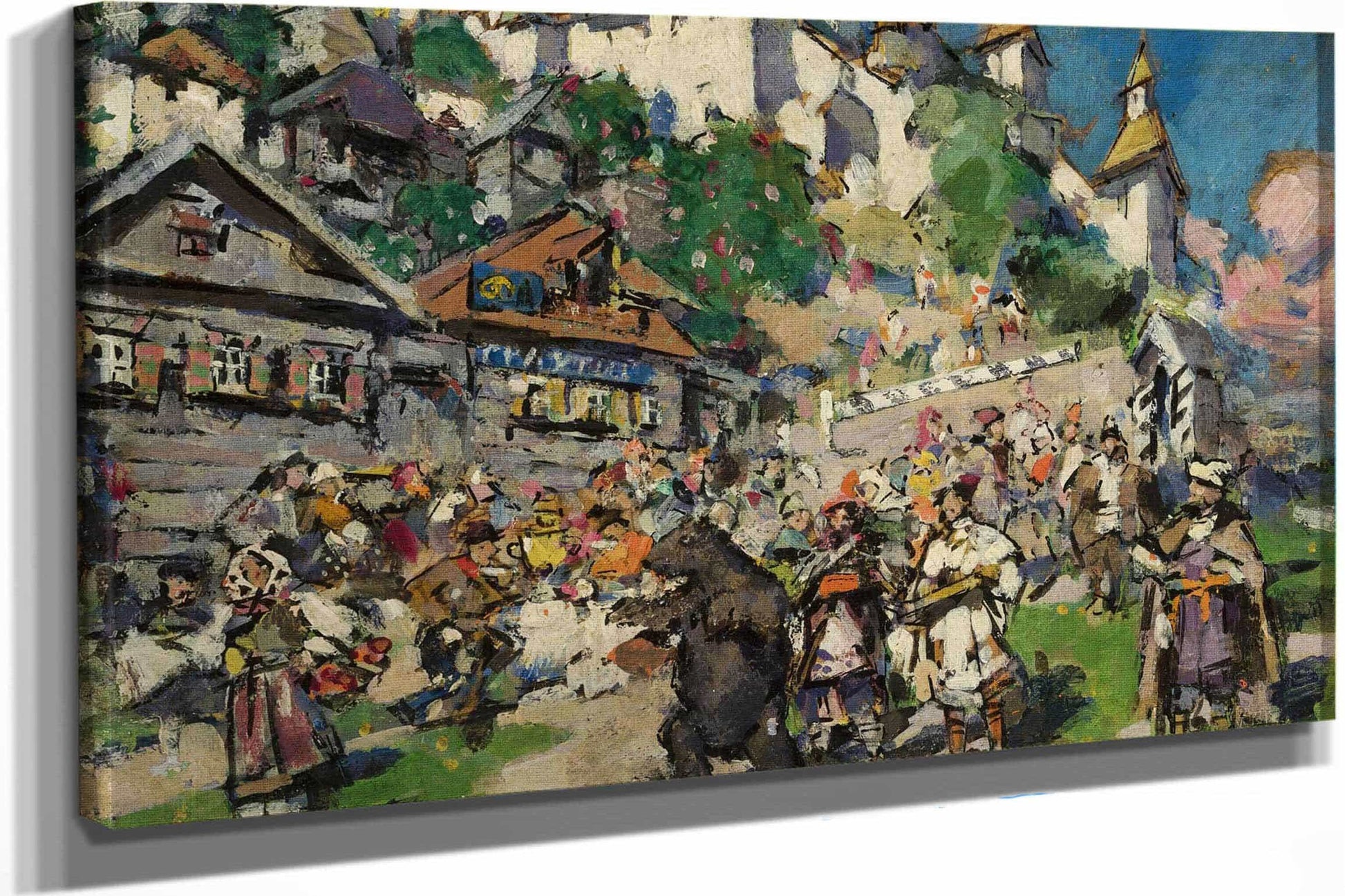 With Bears In Siberia by Konstantin Alexeevich Korovin