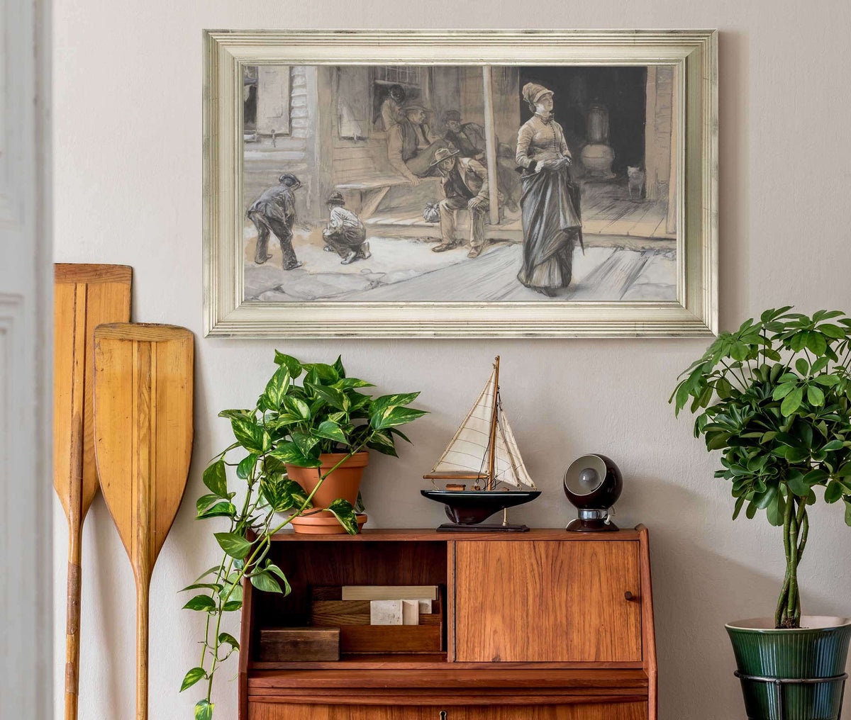 With Pride Upon Her Brow by Edwin Austin Abbey