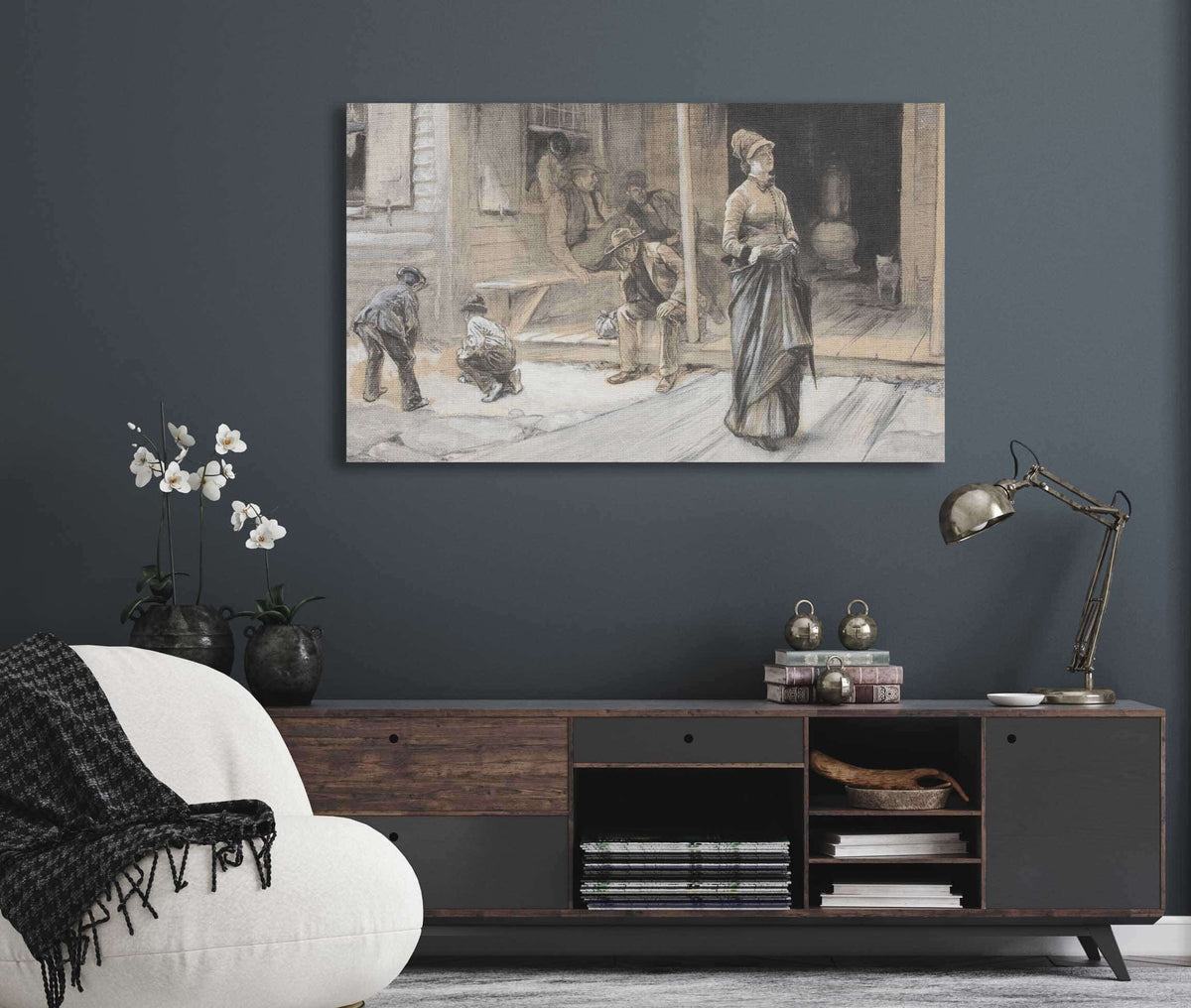 With Pride Upon Her Brow by Edwin Austin Abbey