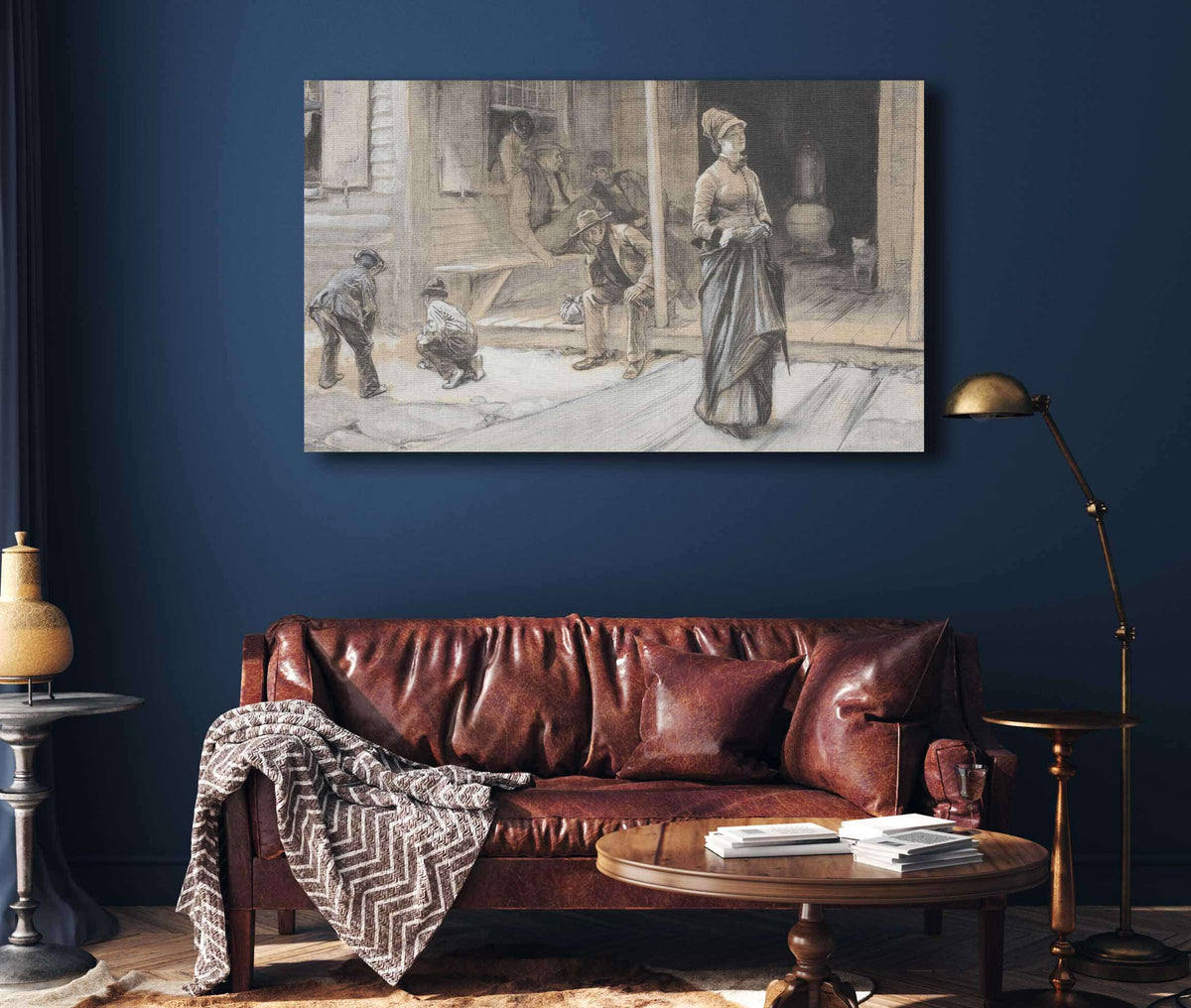 With Pride Upon Her Brow by Edwin Austin Abbey