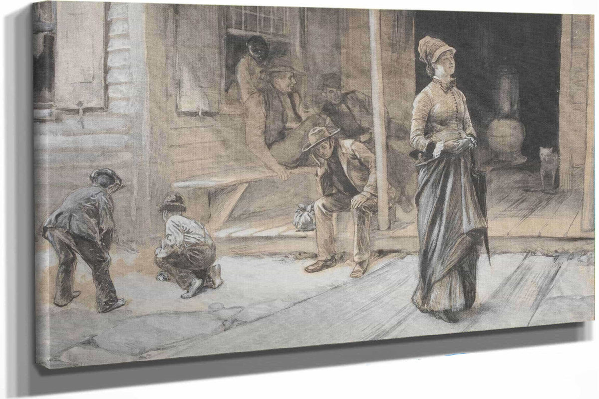 With Pride Upon Her Brow by Edwin Austin Abbey