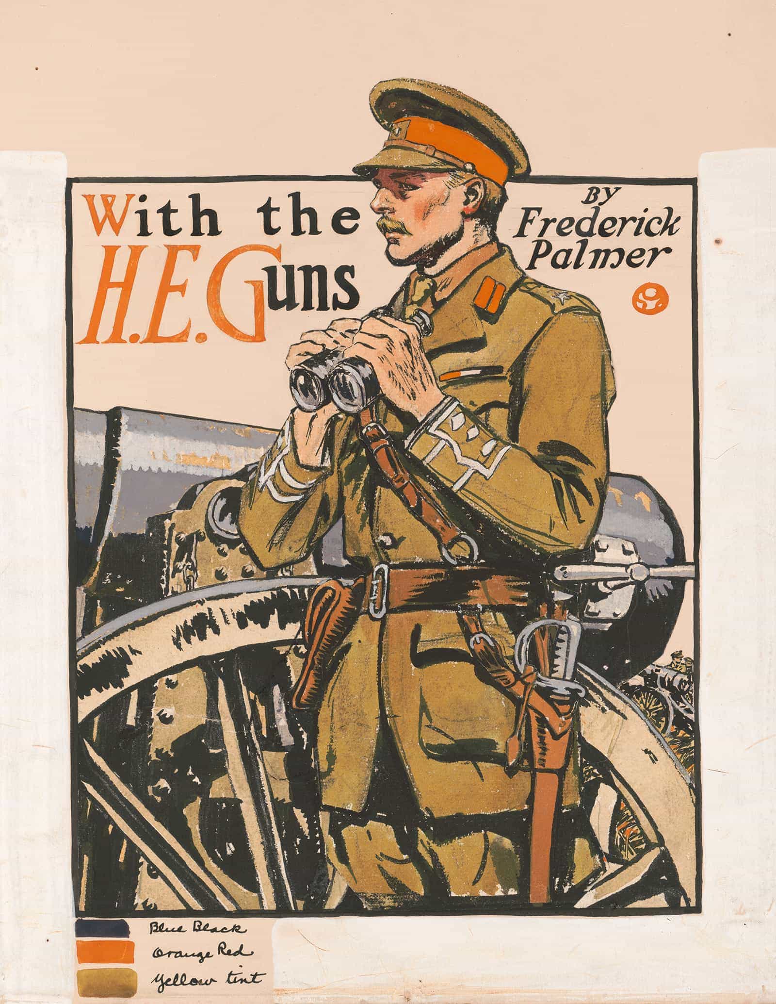 With The He Guns By Frederick Palmer by Edward Penfield