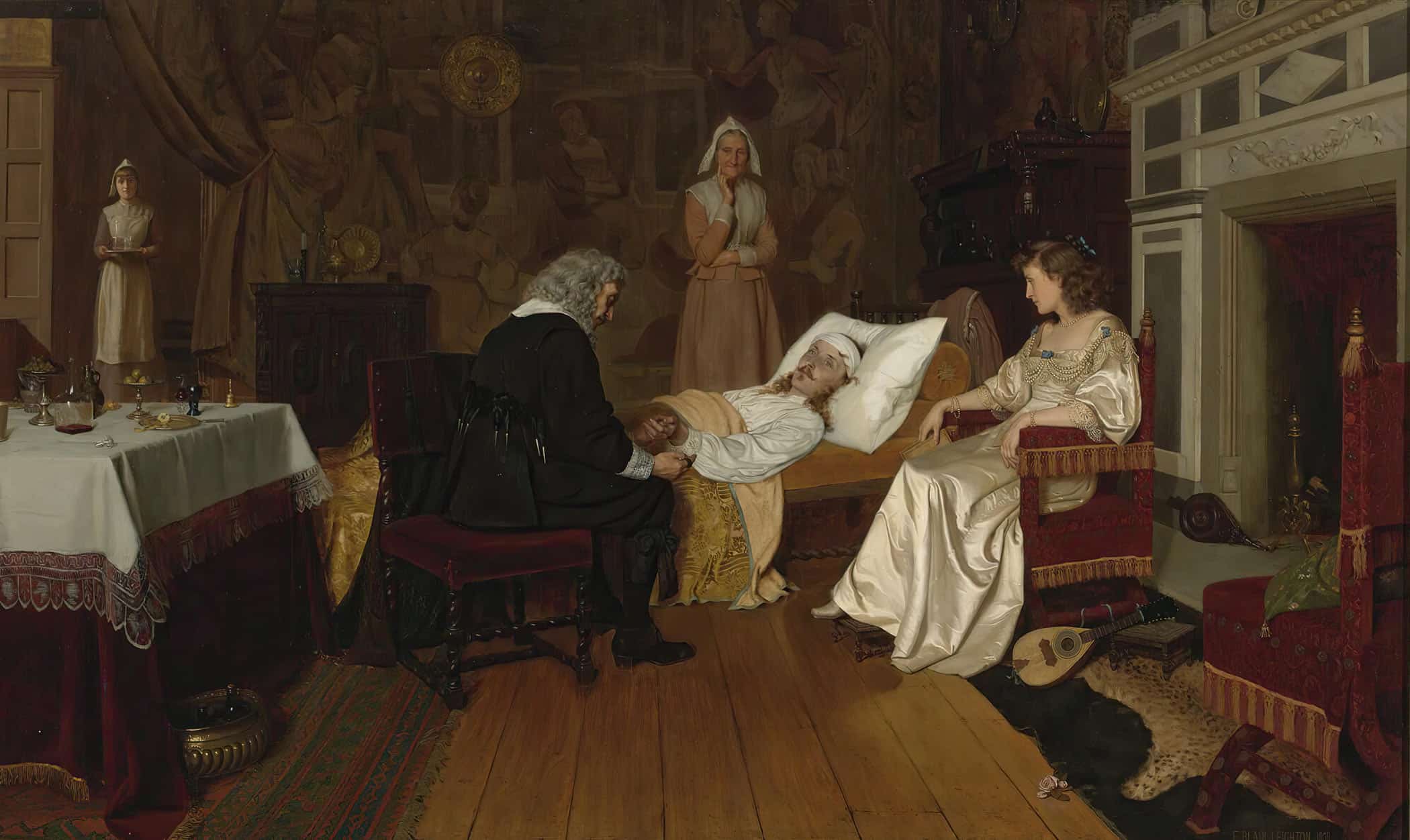 Witness My Act And Seal by Edmund Blair Leighton