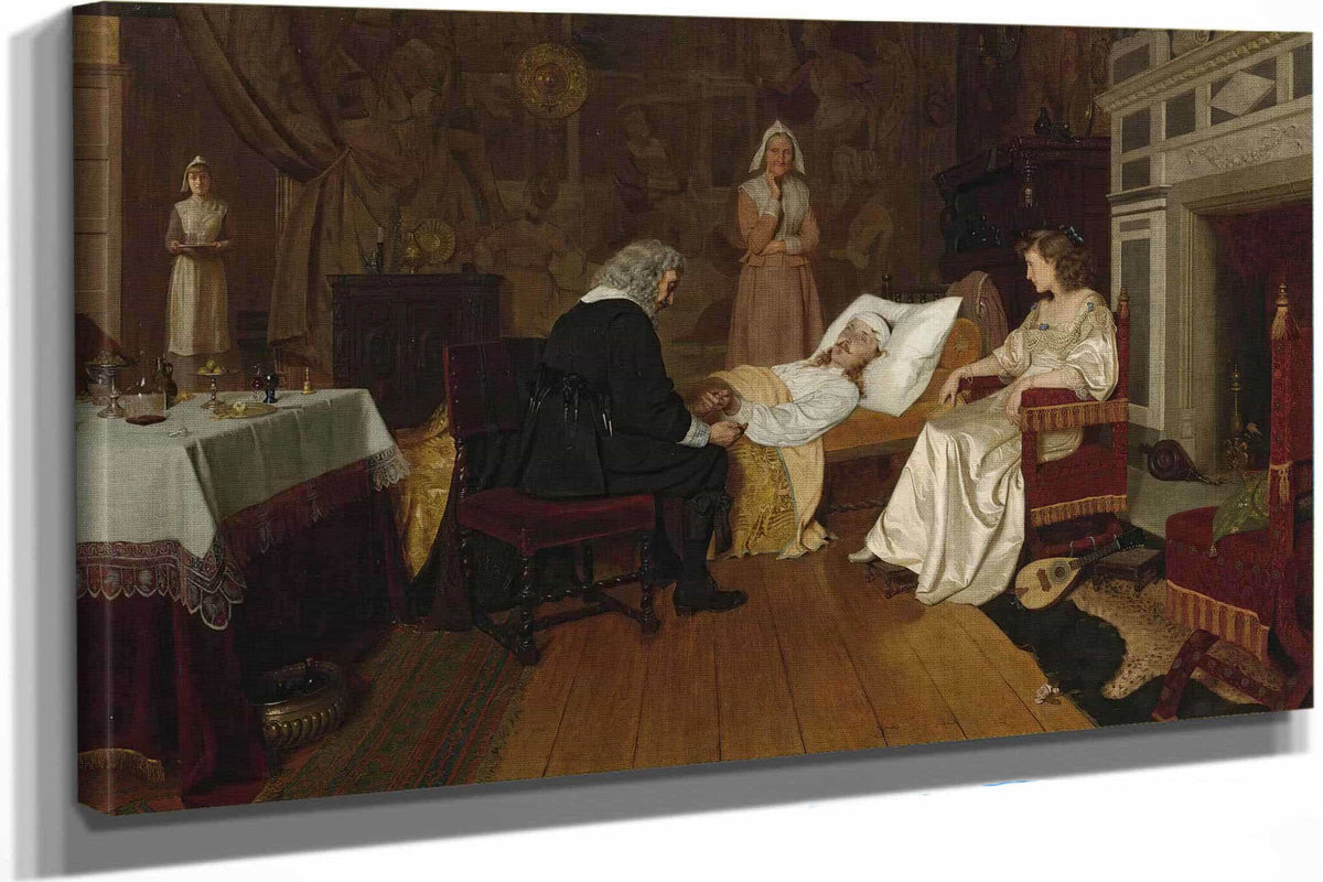 Witness My Act And Seal by Edmund Blair Leighton