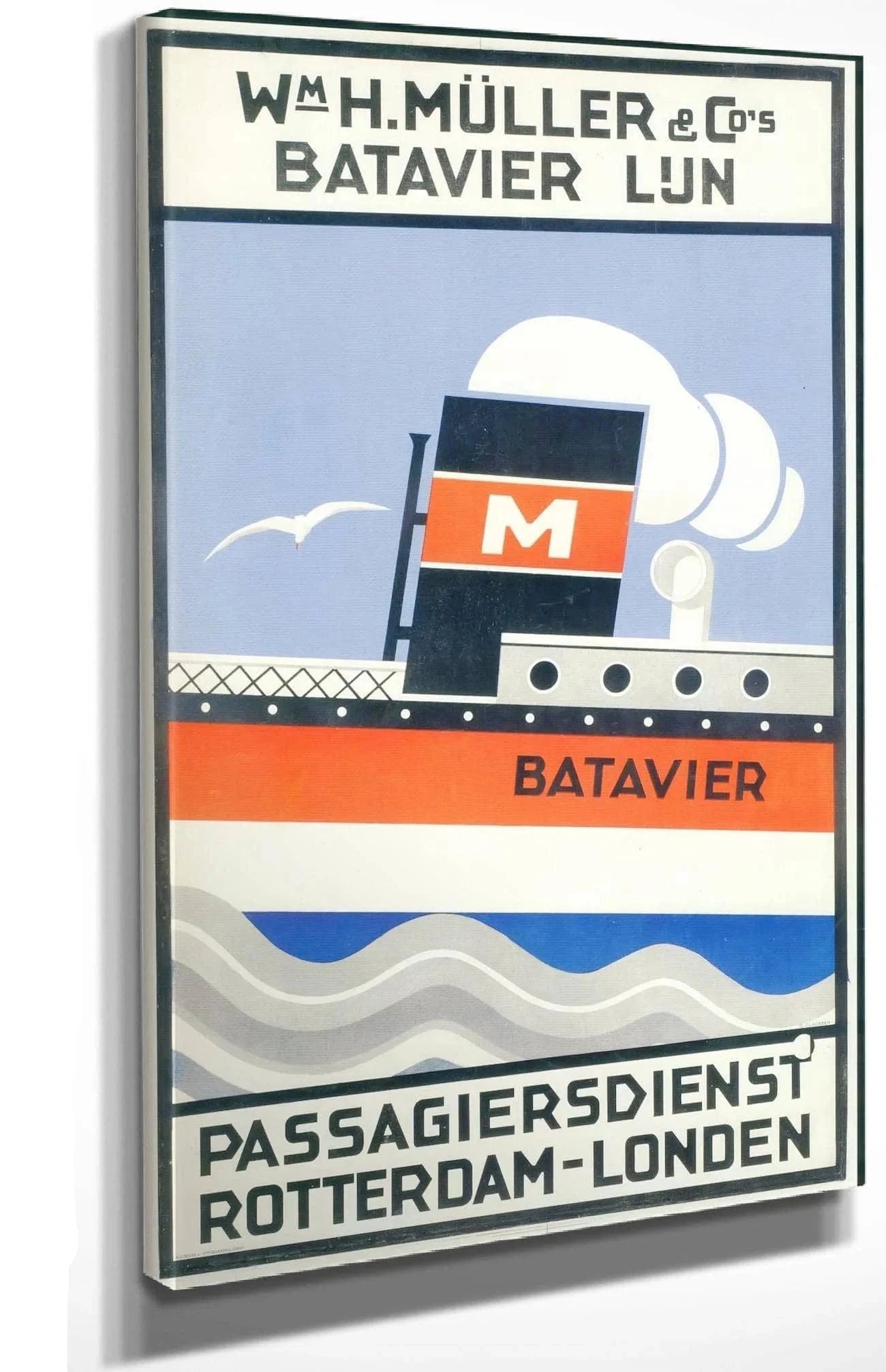 Wm H. Müller & Co's Batavier Lijn Rotterdam-Londen , 1928