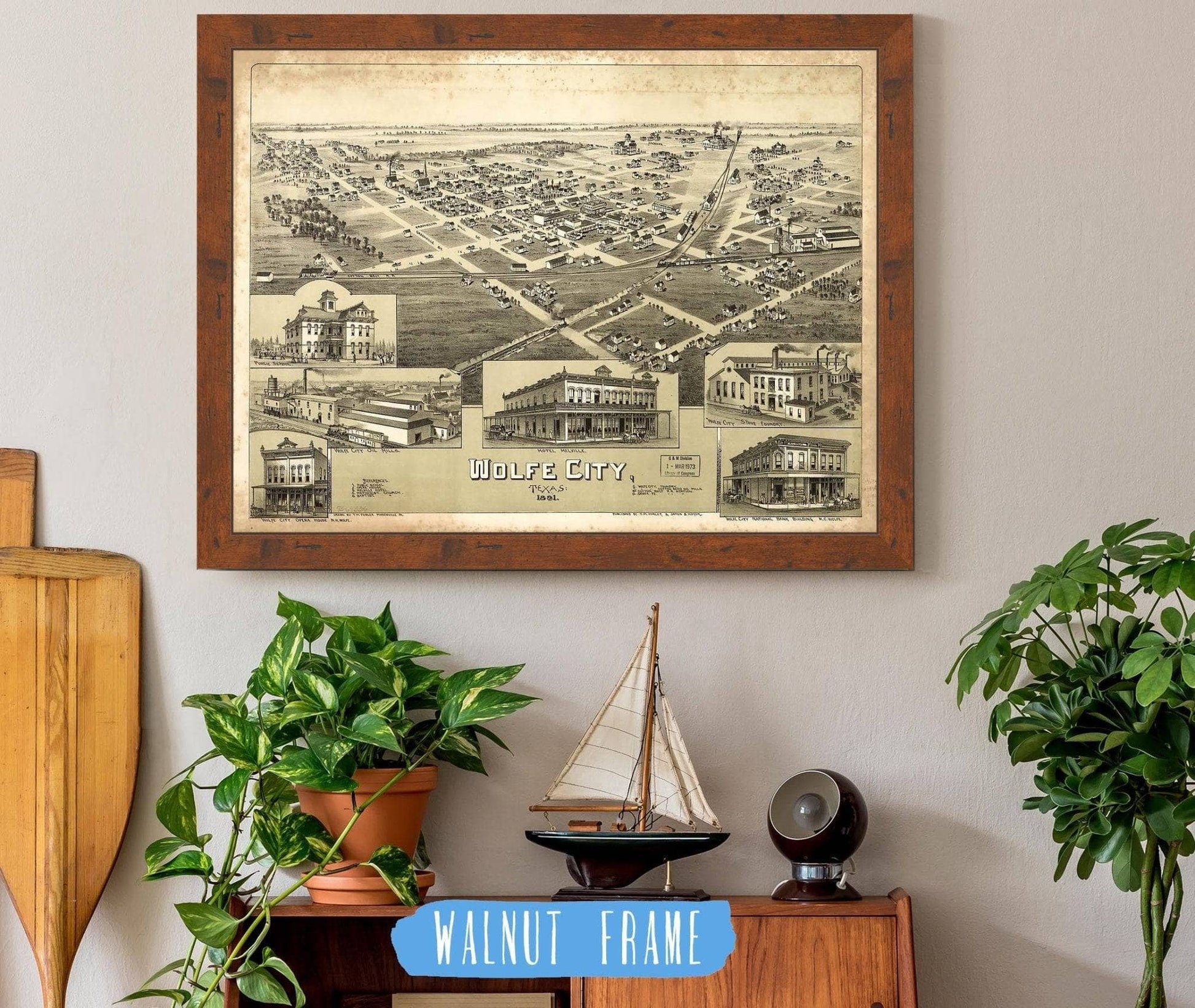 Wolfe City Texas 1891 State of Texas