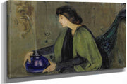 Woman And Peacock By Alice Pike Barney