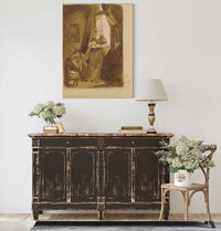 Woman At A Window From Sketchbook   by Thomas Sully