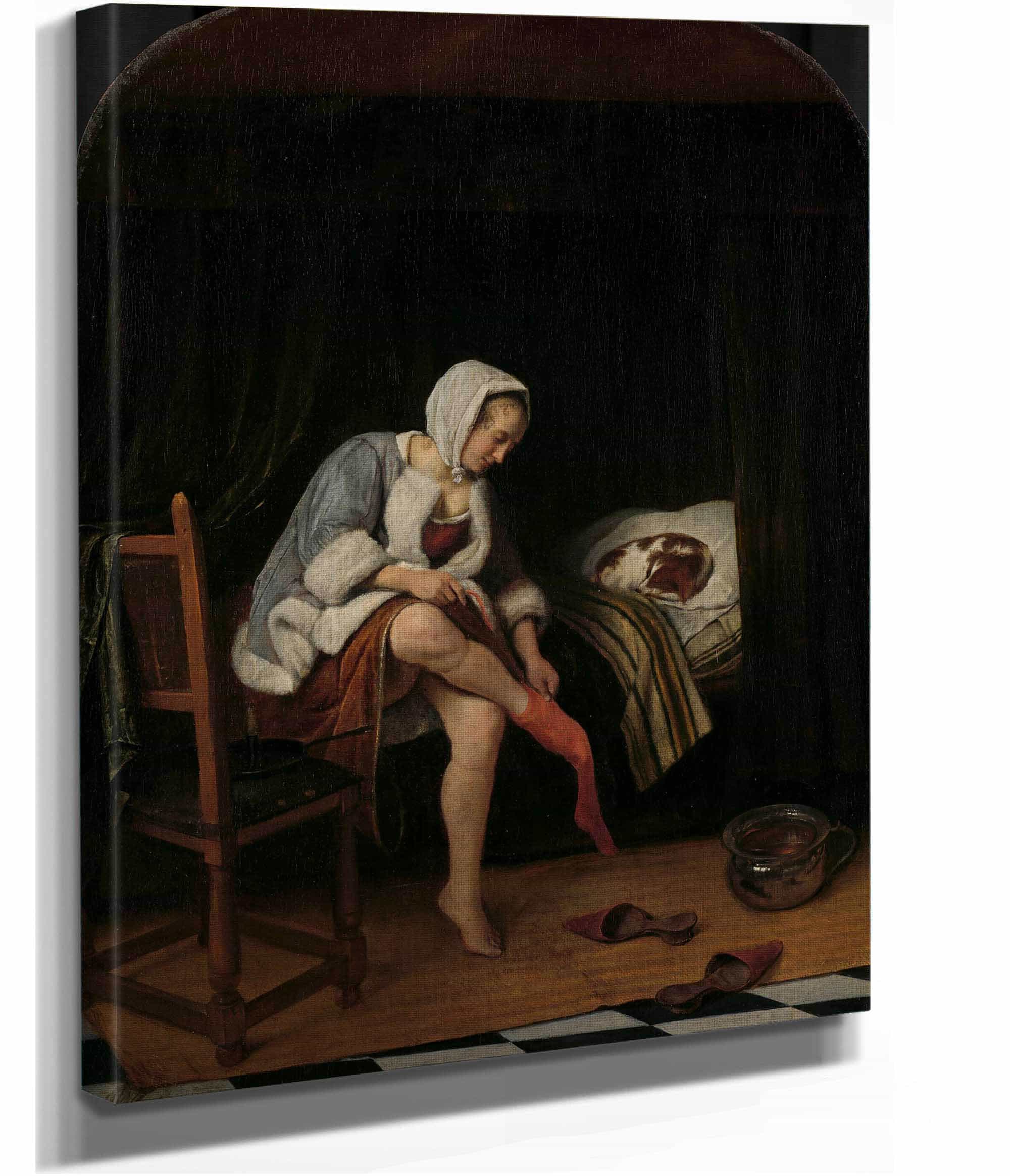 Woman At Her Toilet  by Jan Steen