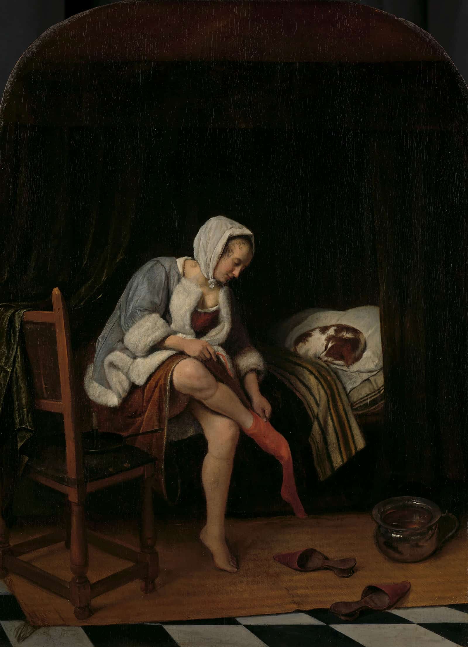 Woman At Her Toilet  by Jan Steen