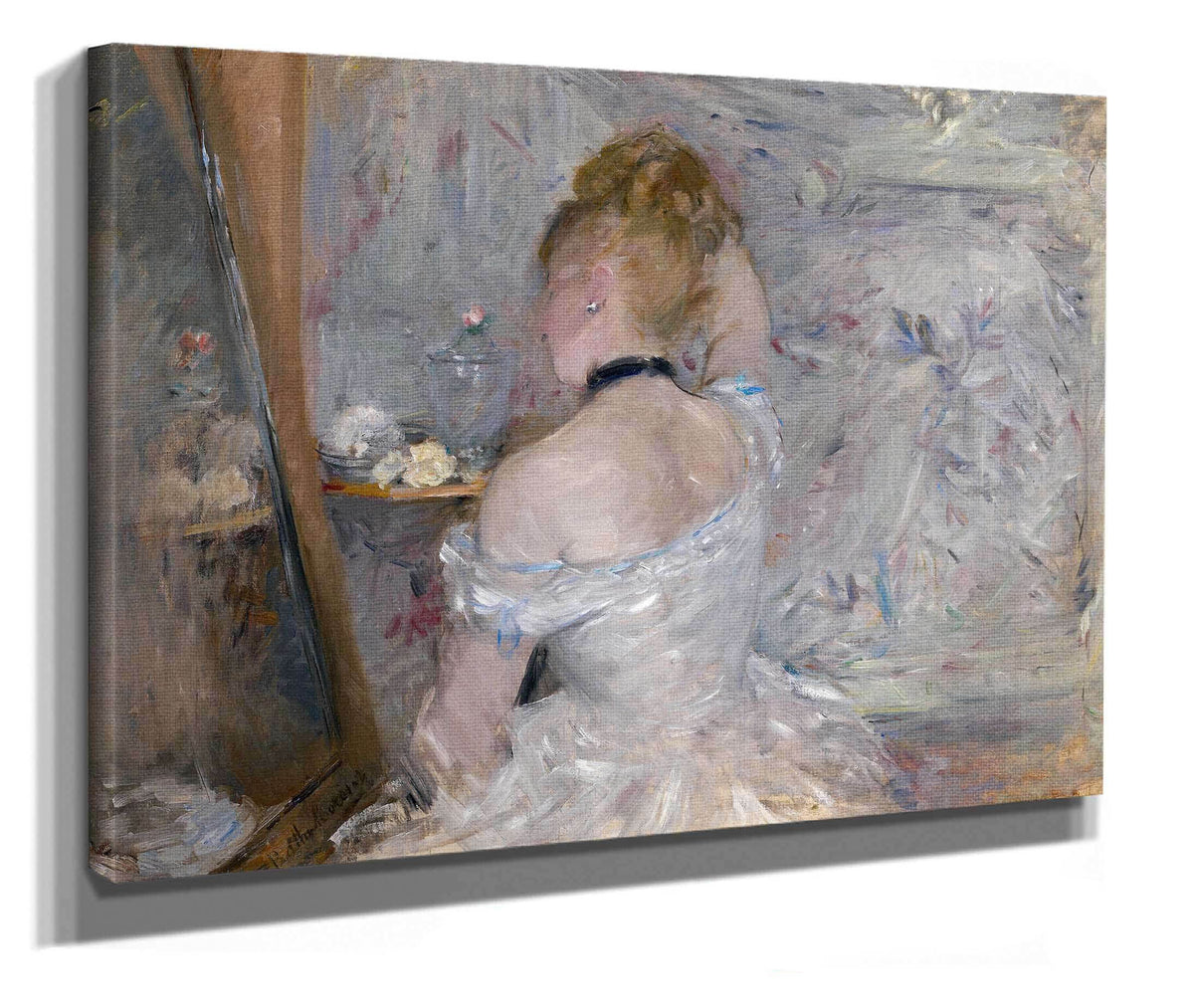 Woman At Her Toilette by Berthe Morisot