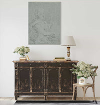 Woman At Spinet by Angelica Kauffmann