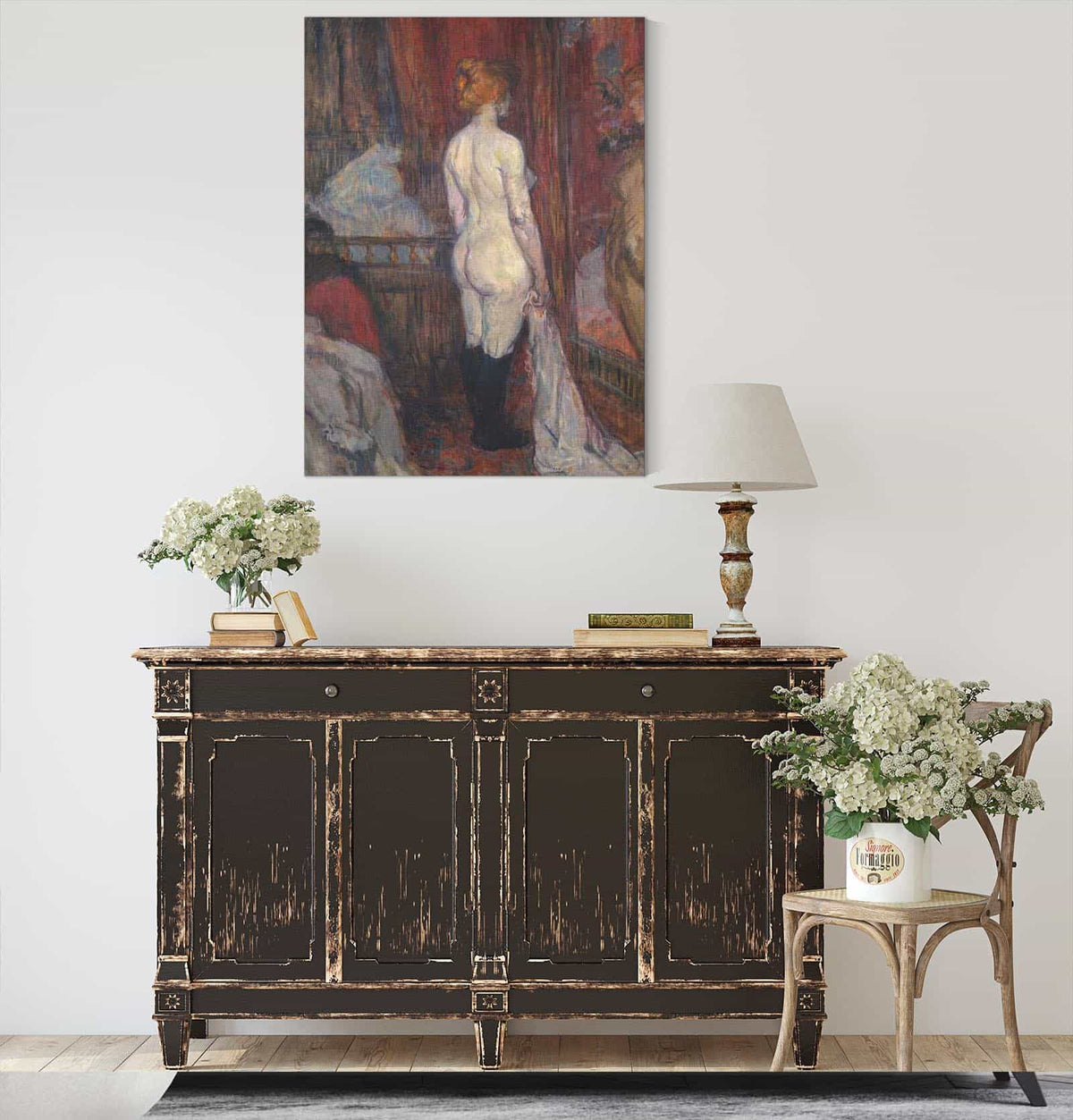 Woman Before A Mirror by Henri De Toulouse Lautrec