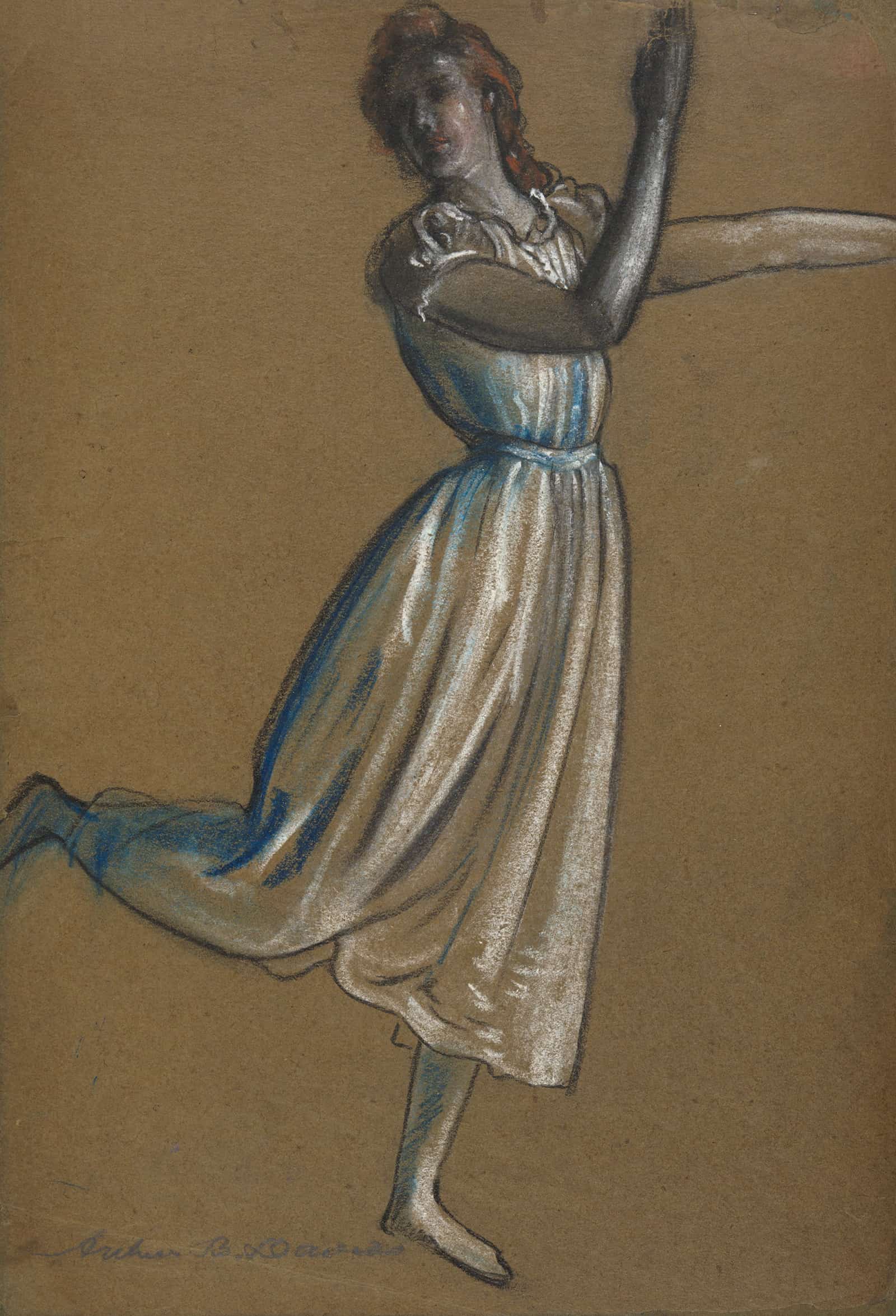 Woman Dancing by Arthur Bowen Davies