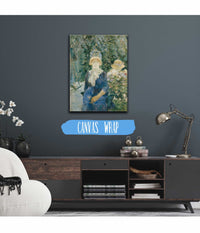 Woman In A Garden by Berthe Morisot