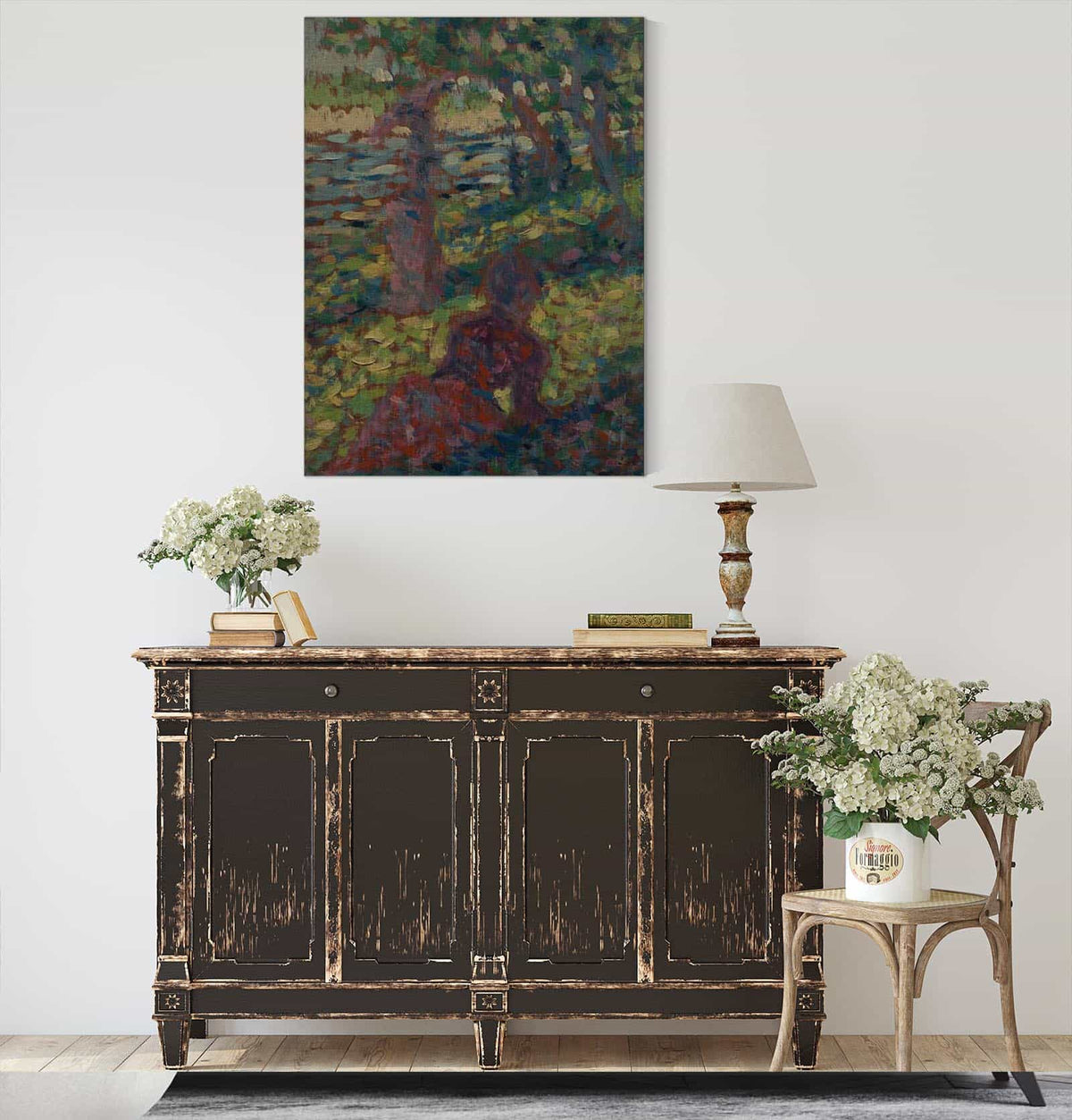 Woman In A Park by Georges Seurat