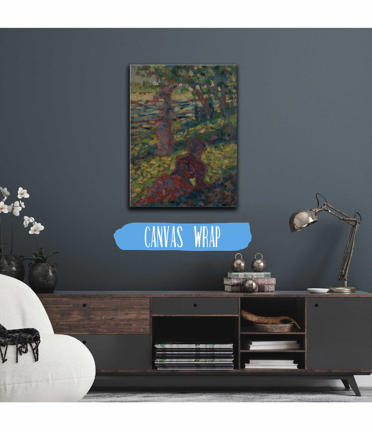 Woman In A Park by Georges Seurat