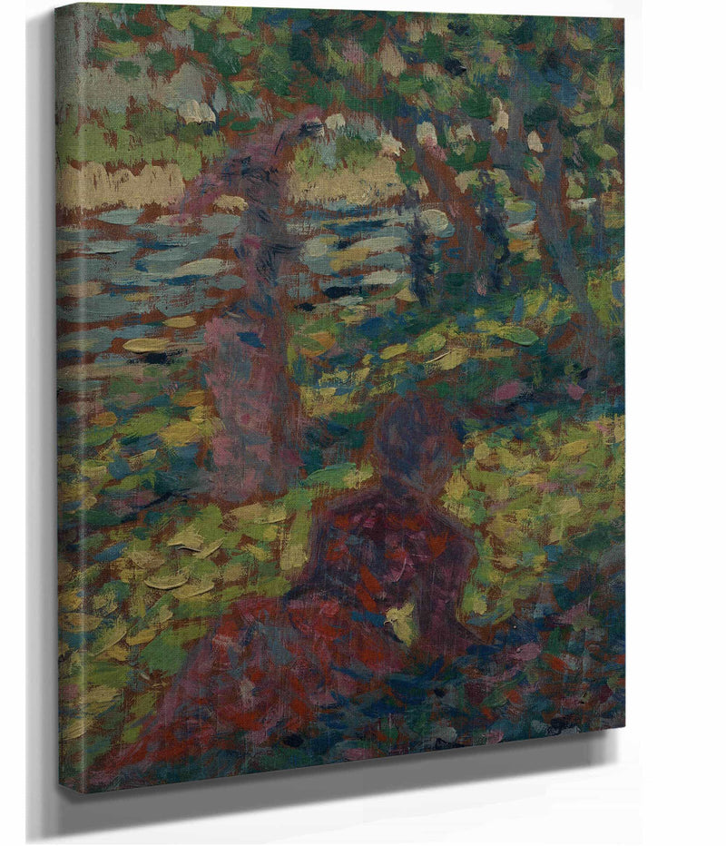 Woman In A Park by Georges Seurat