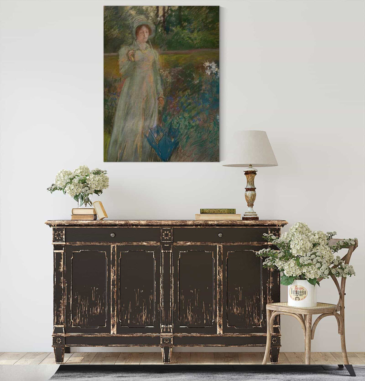 Woman In The Garden by Edwin Austin Abbey