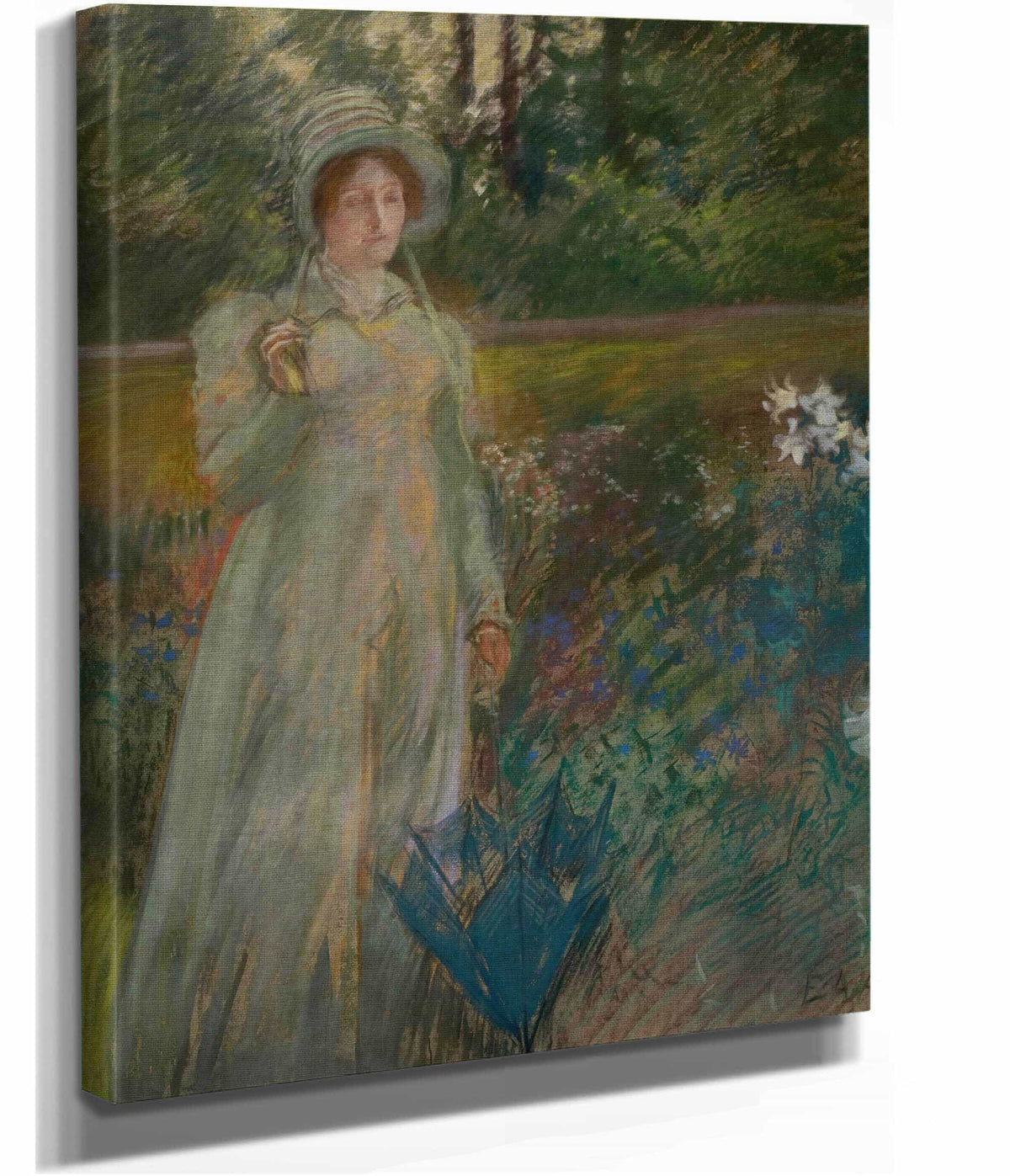 Woman In The Garden by Edwin Austin Abbey