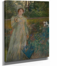 Woman In The Garden by Edwin Austin Abbey