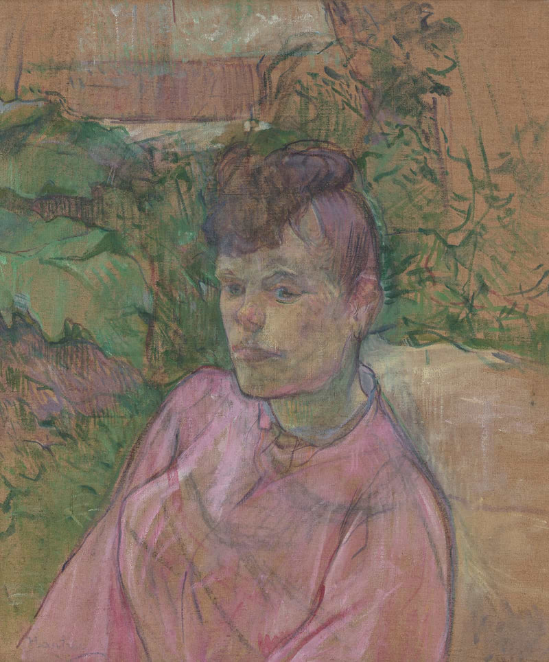 Woman In The Garden Of Monsieur Forest   by Henri De Toulouse Lautrec