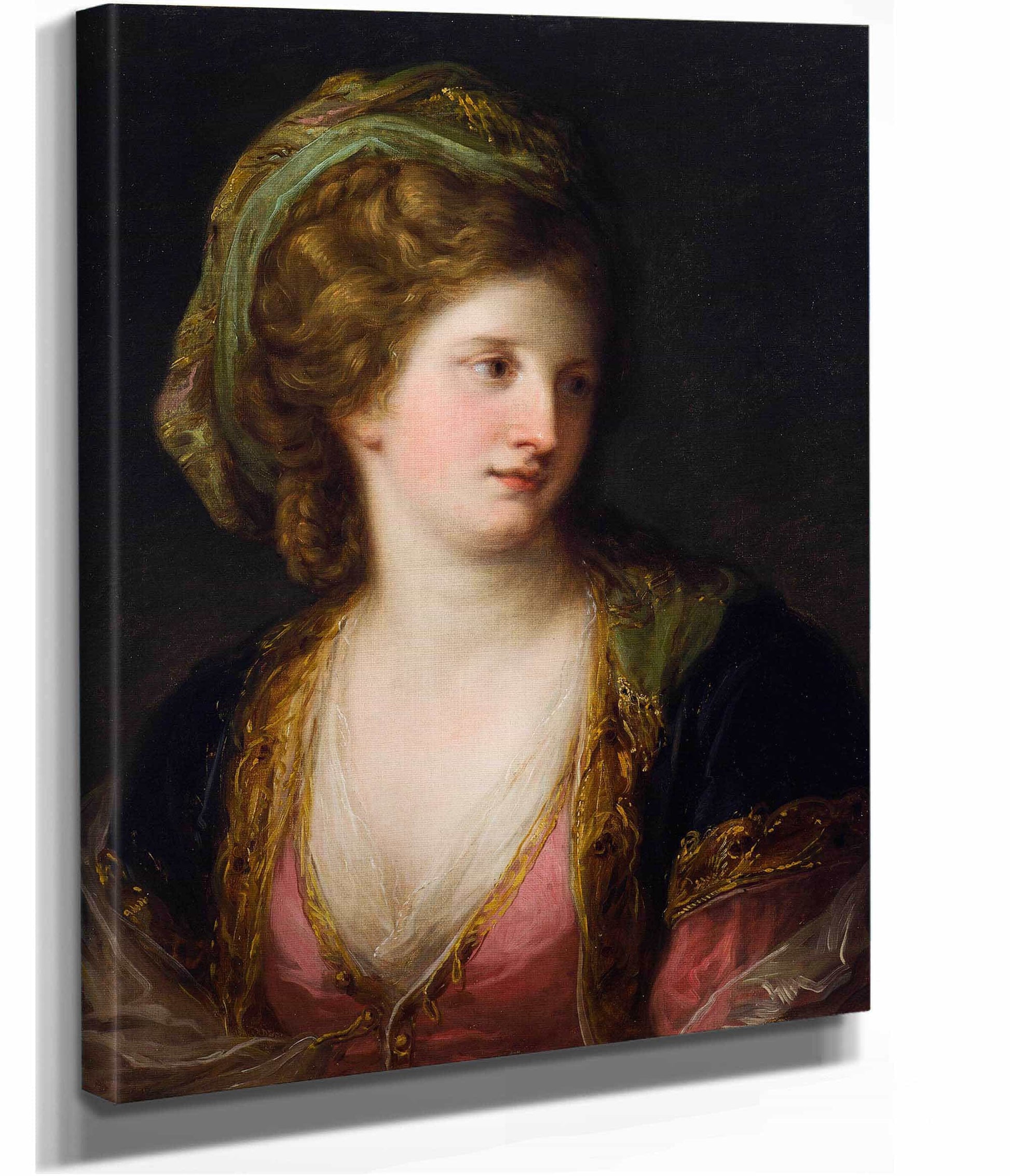 lady in a turkish dress kauffman Woman In Turkish Dress by Angelica Kauffmann Print from Truly Art