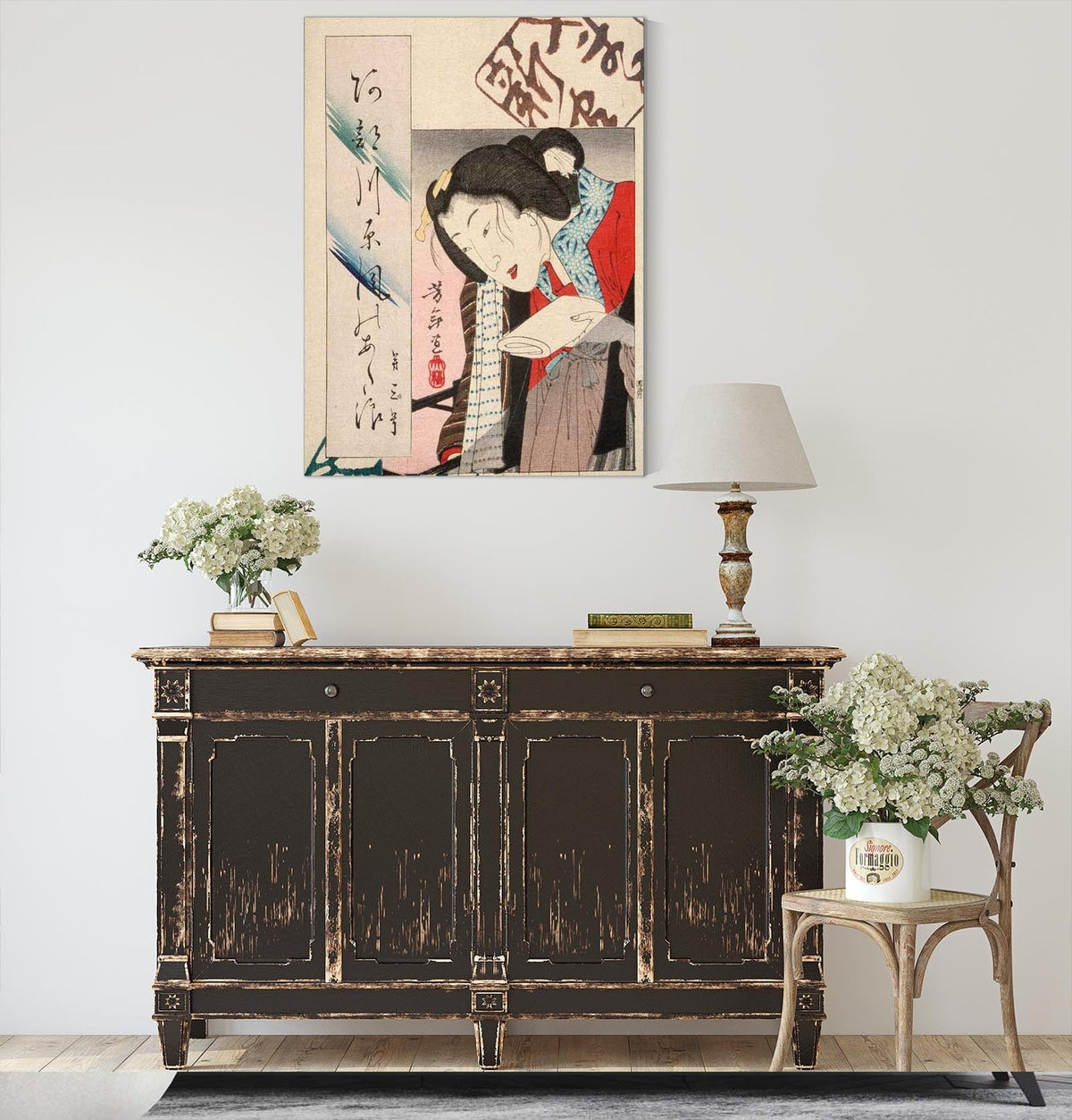 Woman Putting Out A Light by Tsukioka Yoshitoshi