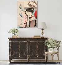 Woman Putting Out A Light by Tsukioka Yoshitoshi