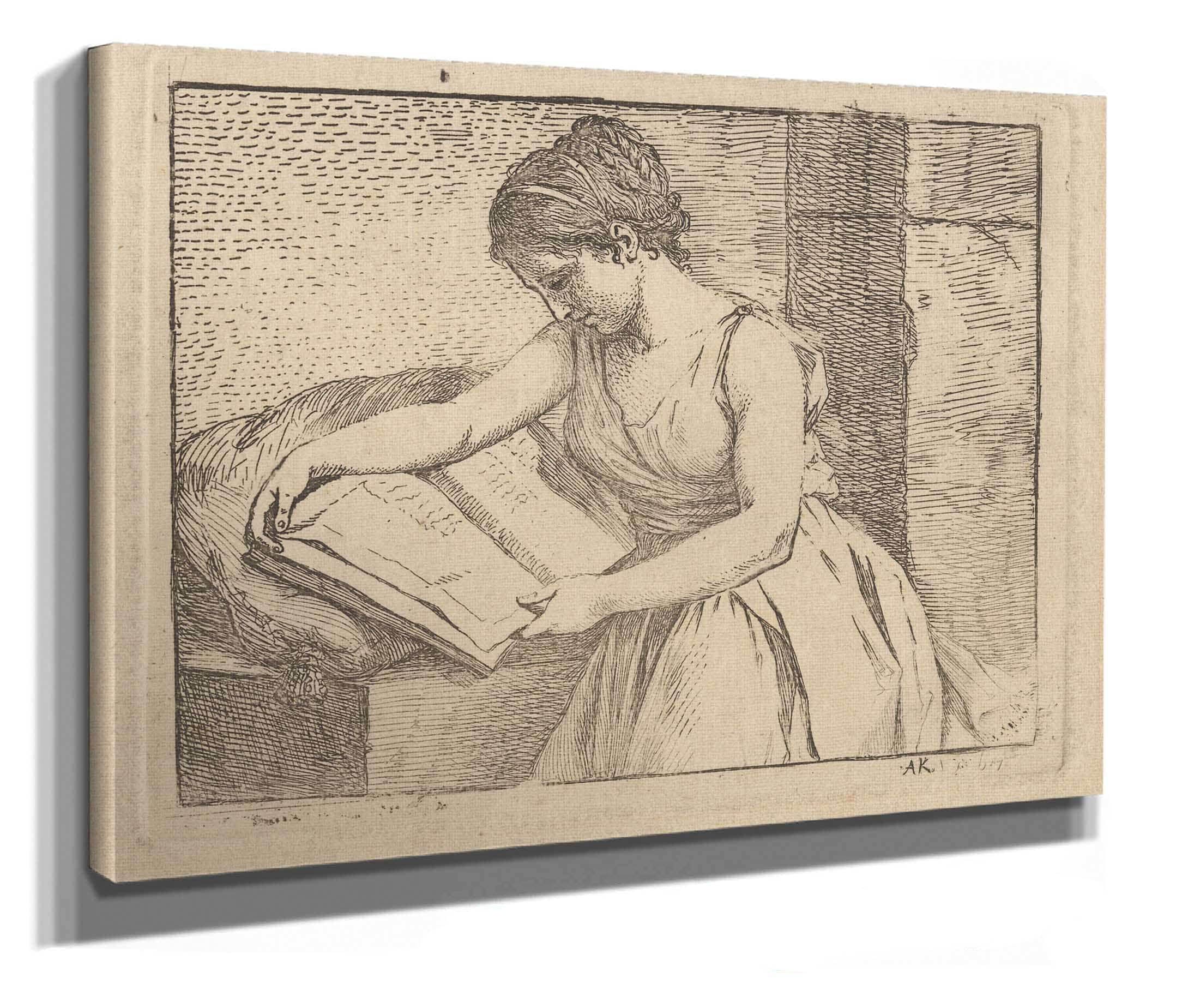 Woman Reading by Angelica Kauffmann