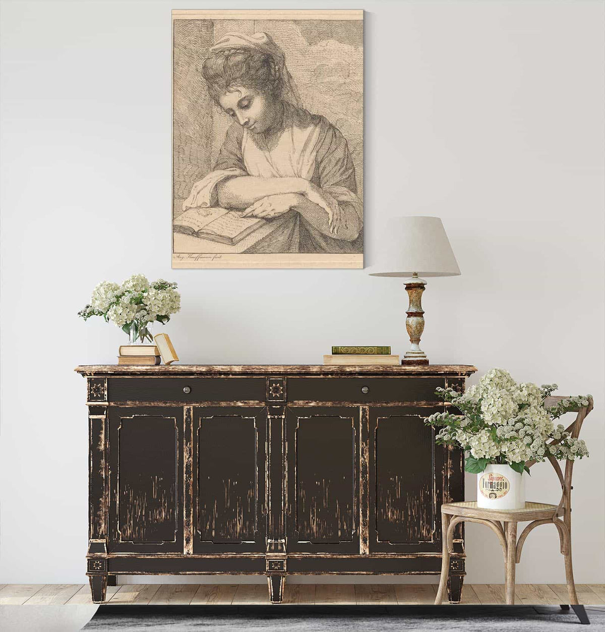 Woman Reading by Angelica Kauffmann