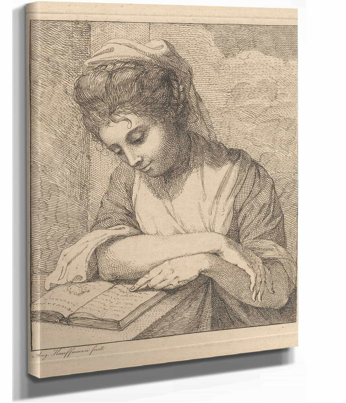 Woman Reading by Angelica Kauffmann