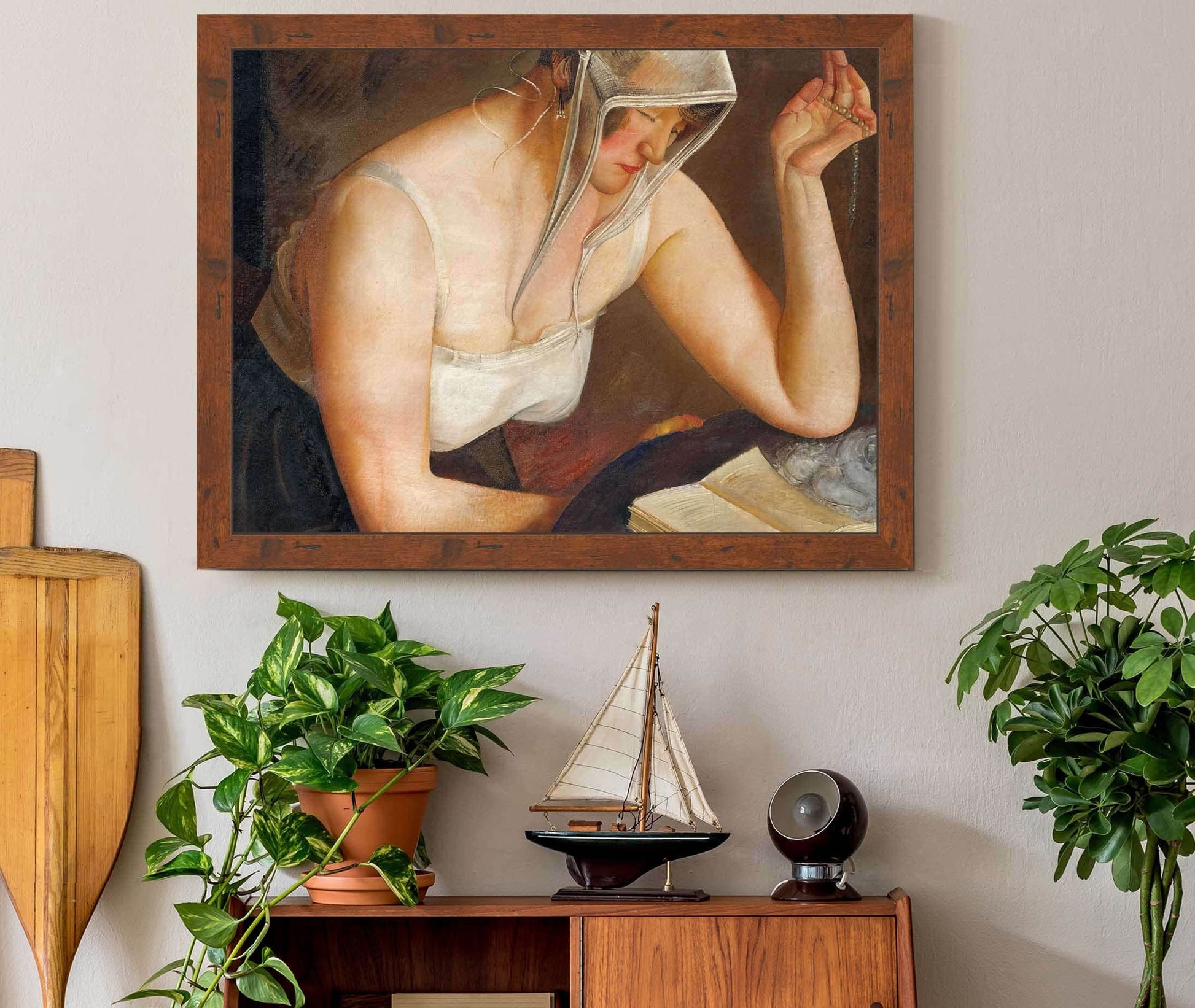 Woman Reading by Boris Grigoriev