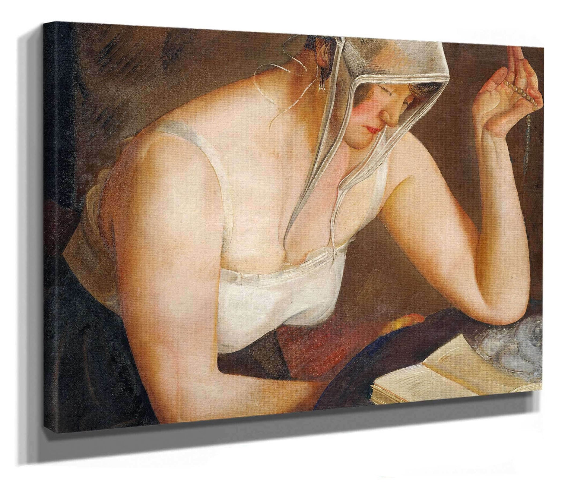 Woman Reading by Boris Grigoriev