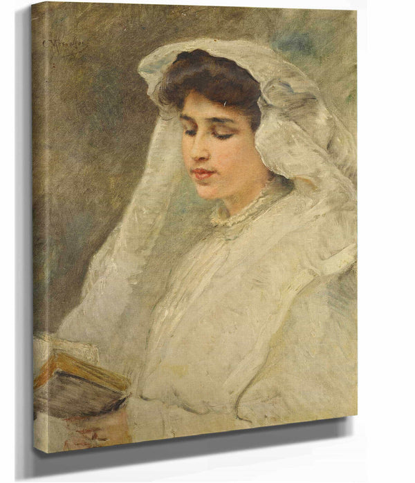 Woman Reading by Konstantin Egorovich Makovsky