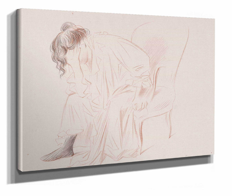 Woman Seated by Jean Louis Forain