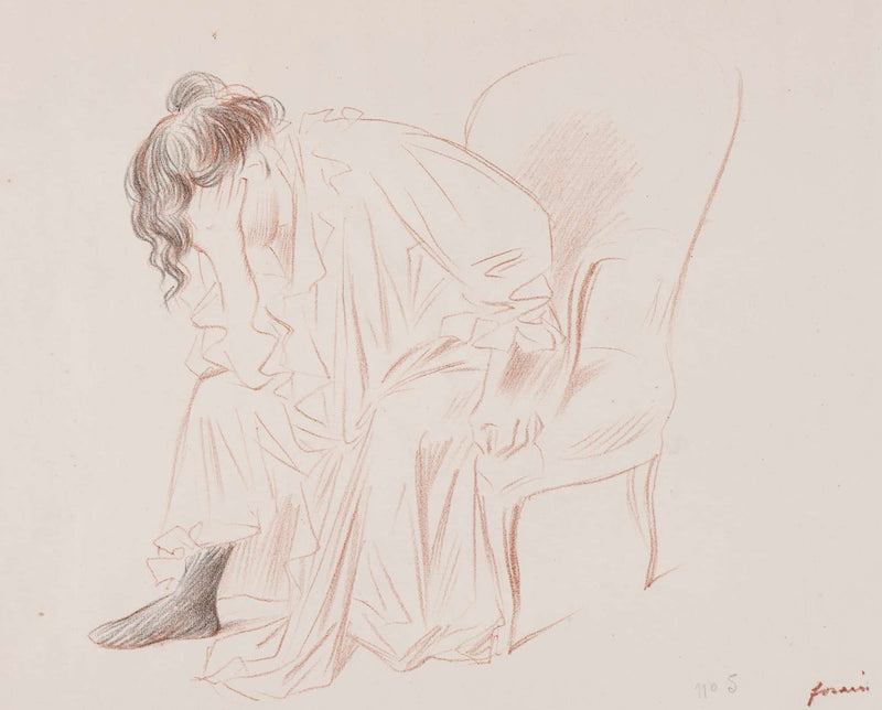 Woman Seated by Jean Louis Forain